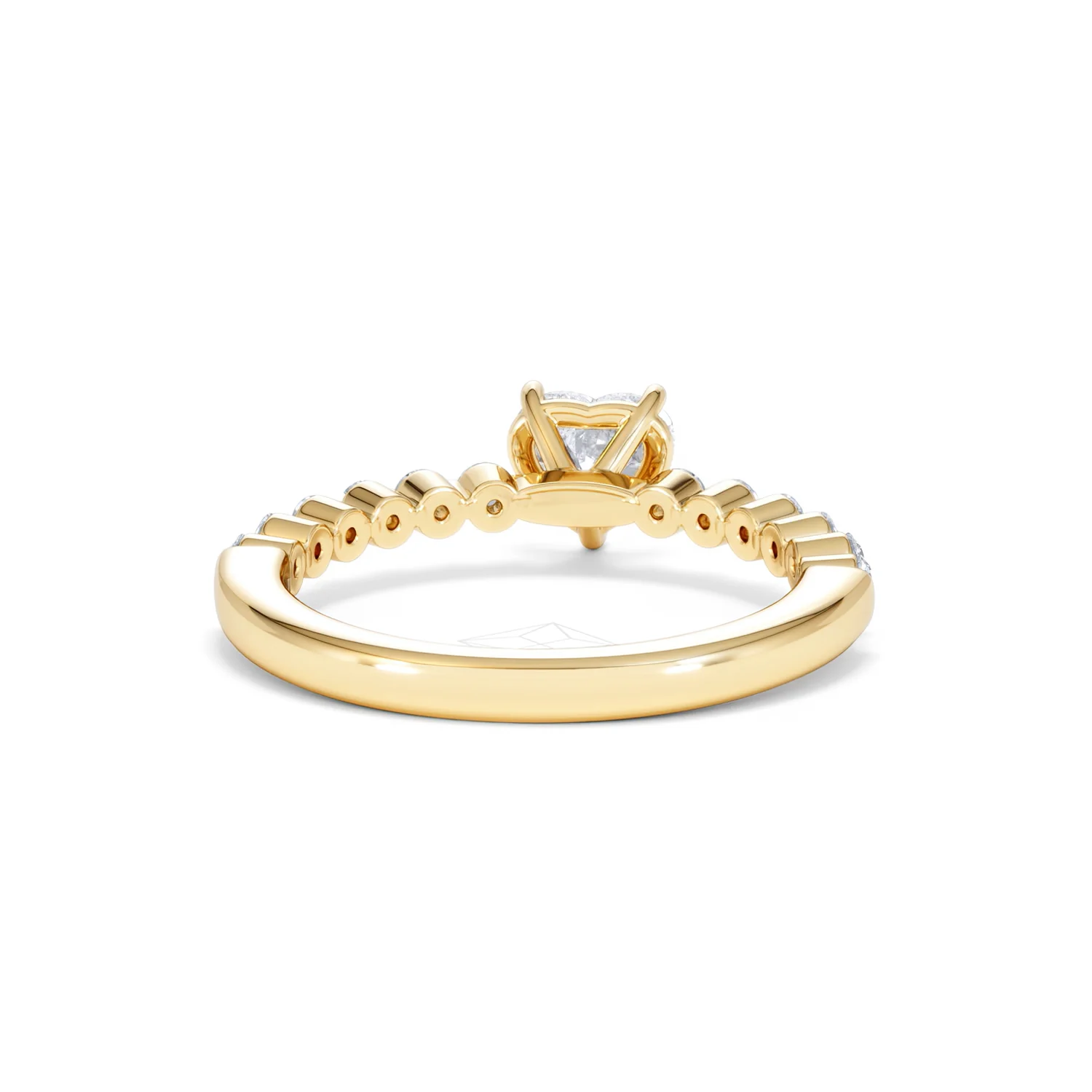 Solstice Heart Cut 0.80ct Lab Diamond Engagement Ring F/VS in 9k Gold - Image 48
