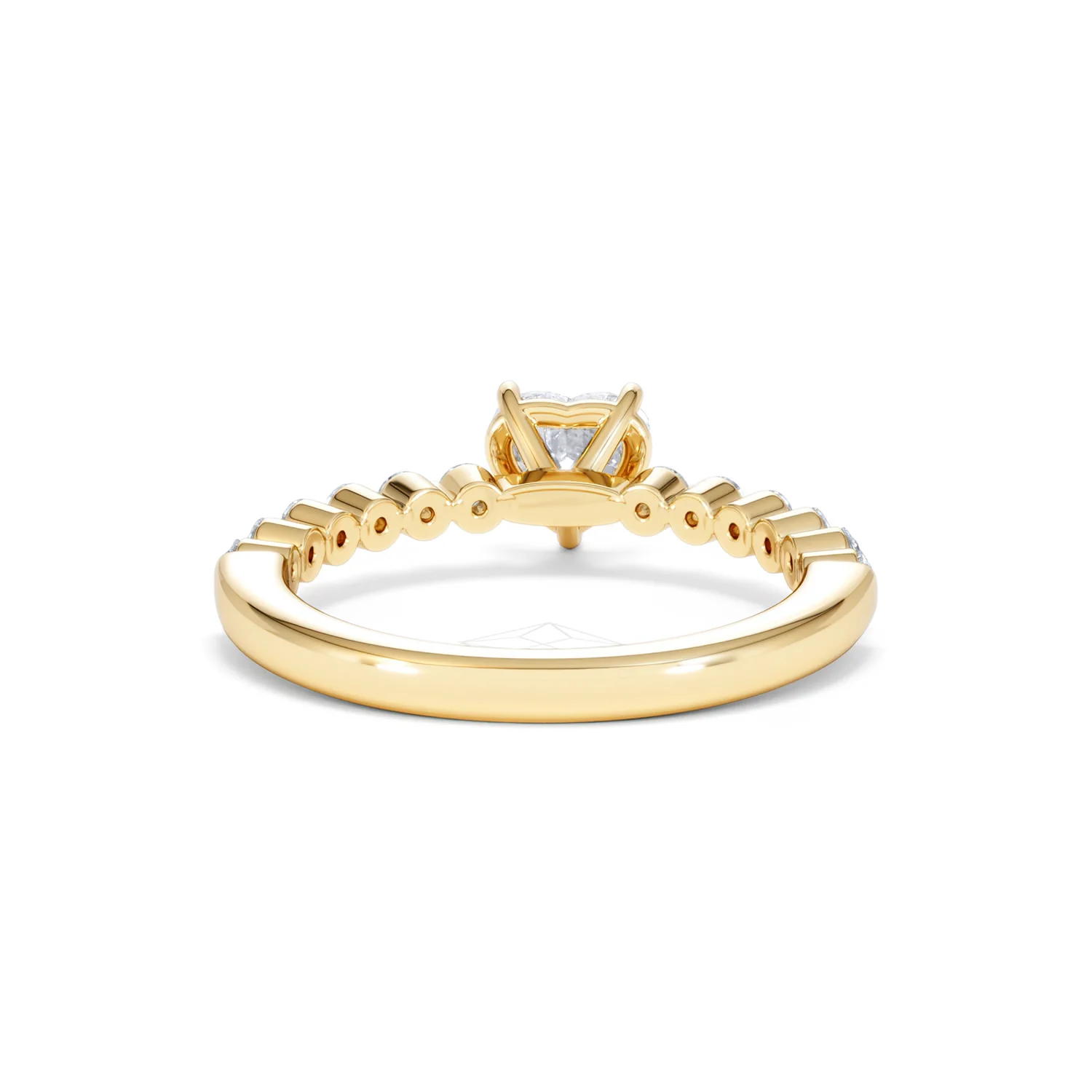 Solstice Heart Cut 0.80ct Lab Diamond Engagement Ring F/VS in 9k Gold - Image 49