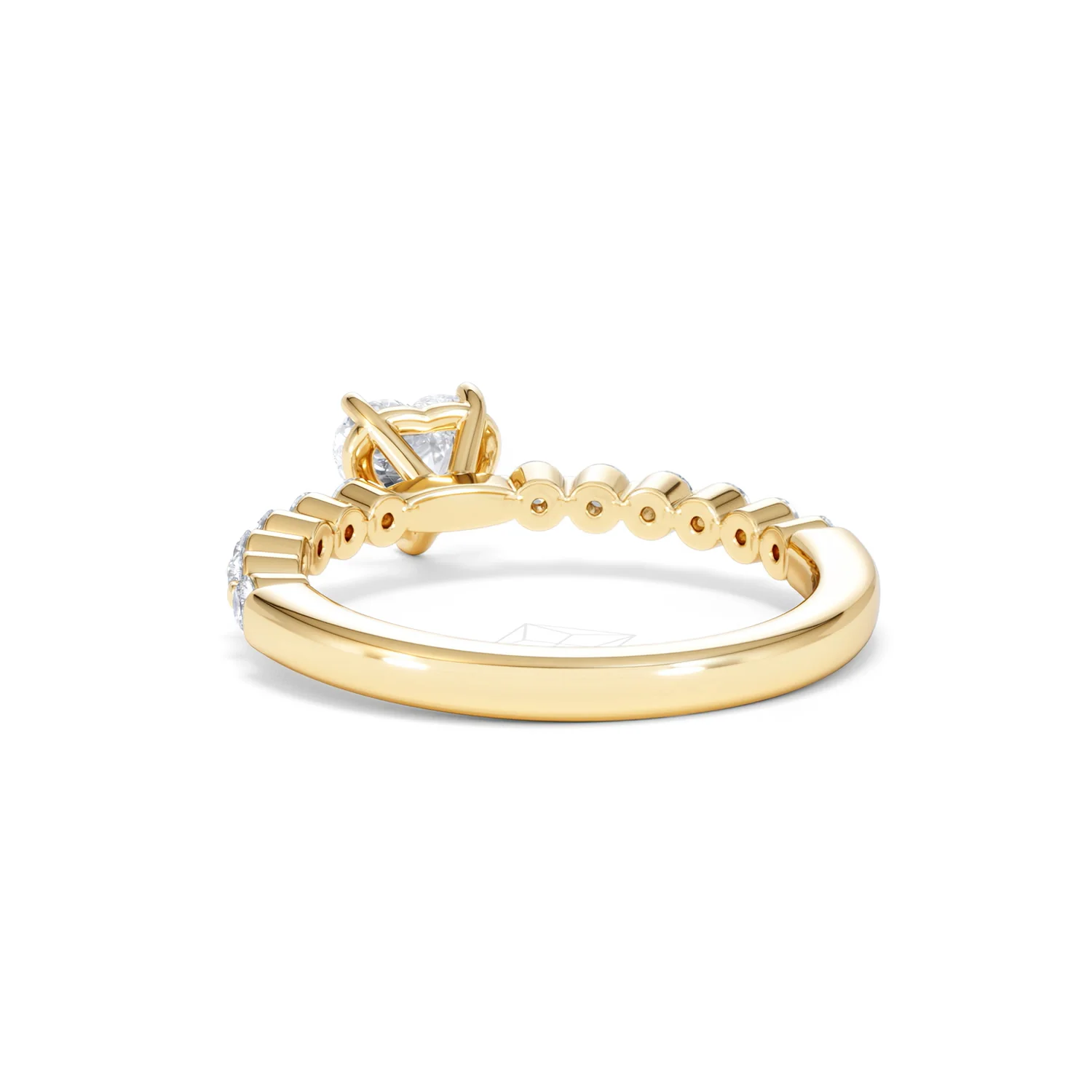 Solstice Heart Cut 0.80ct Lab Diamond Engagement Ring F/VS in 9k Gold - Image 55