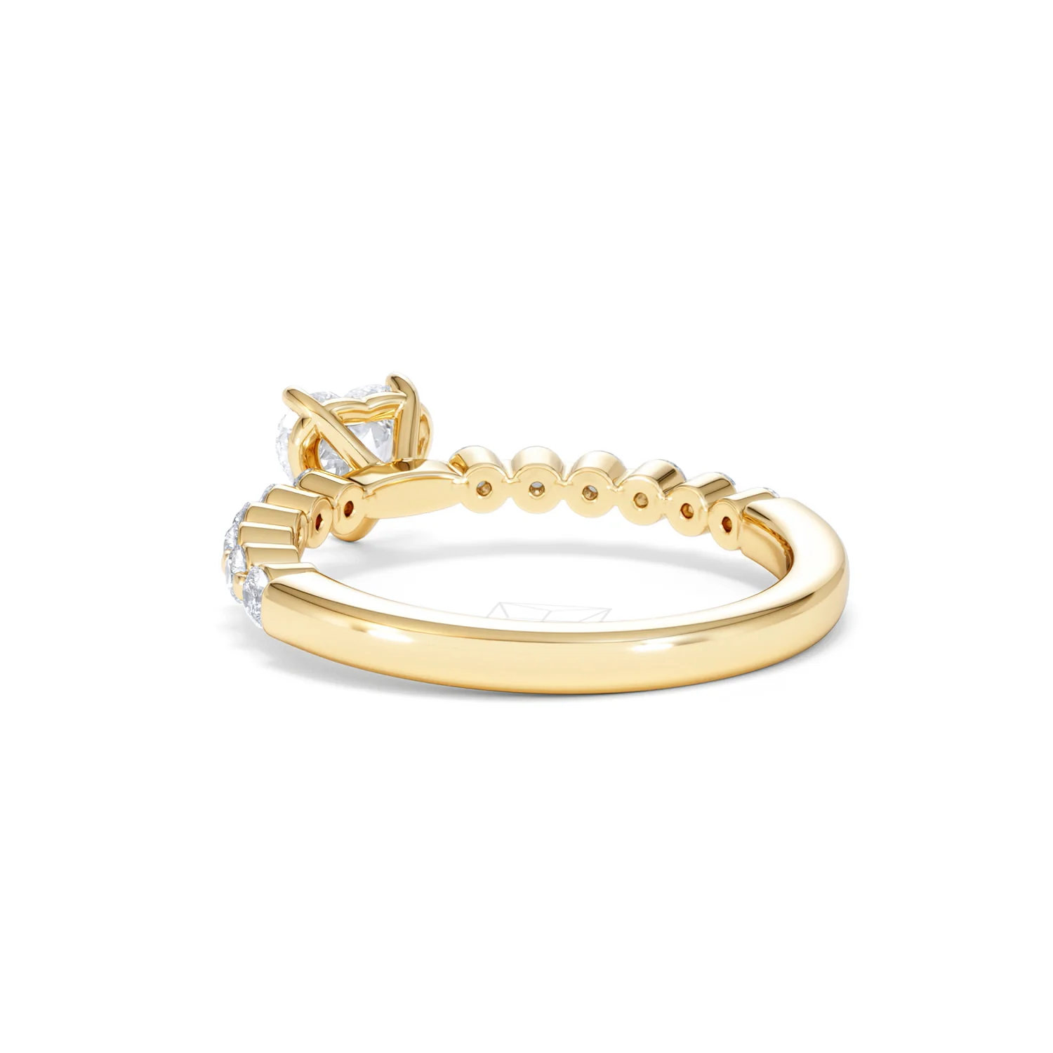 Solstice Heart Cut 0.80ct Lab Diamond Engagement Ring F/VS in 9k Gold - Image 57