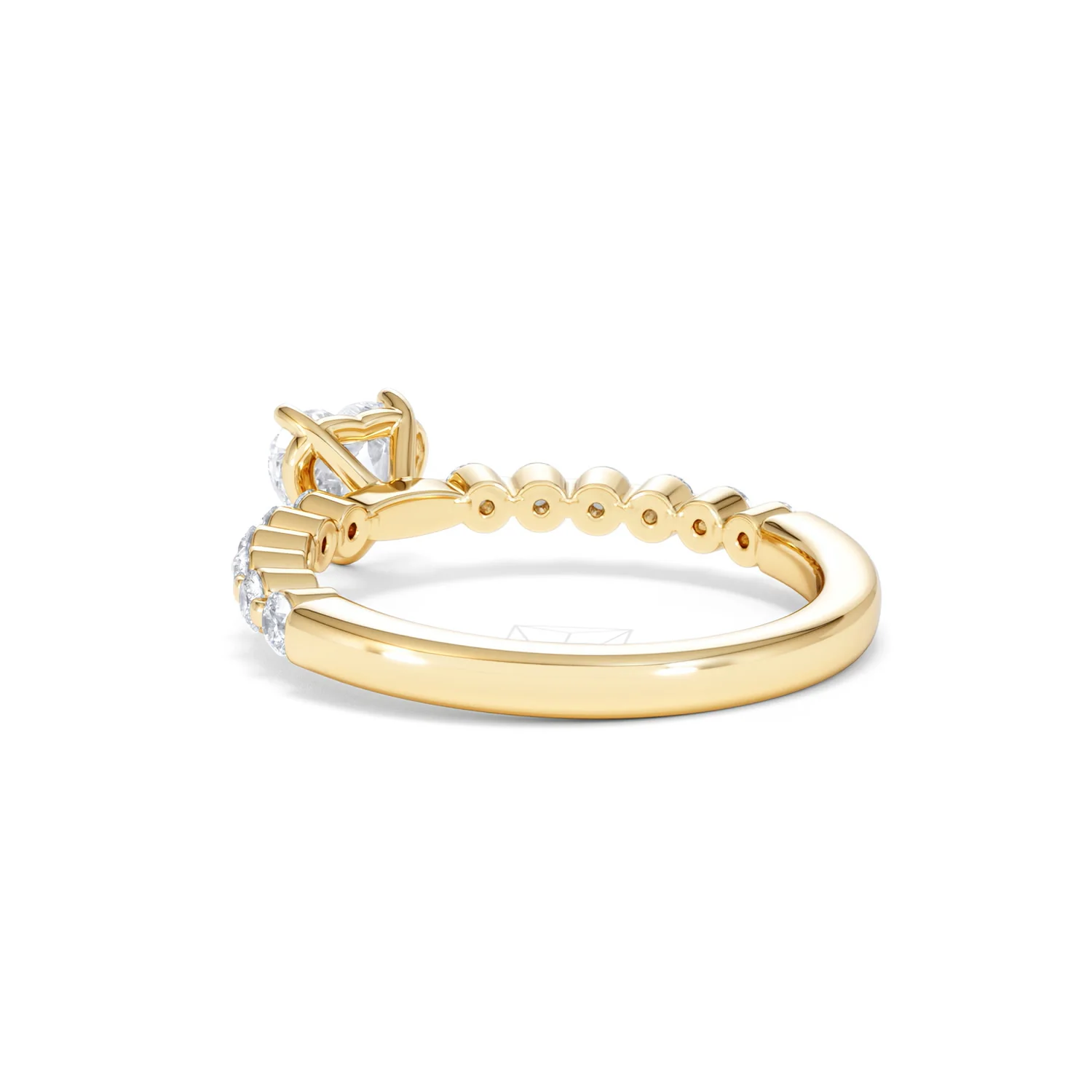 Solstice Heart Cut 0.80ct Lab Diamond Engagement Ring F/VS in 9k Gold - Image 58