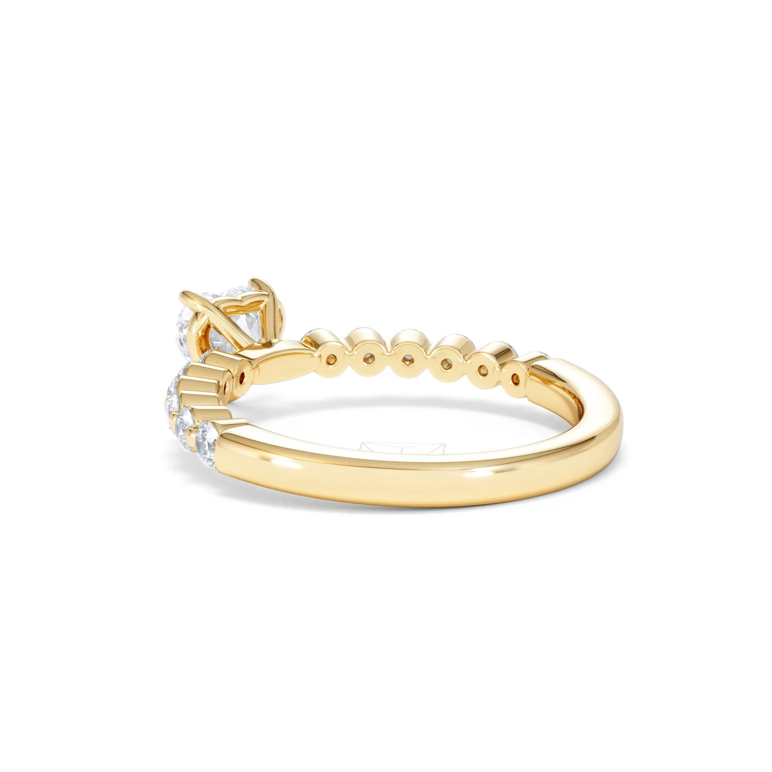 Solstice Heart Cut 0.80ct Lab Diamond Engagement Ring F/VS in 9k Gold - Image 59