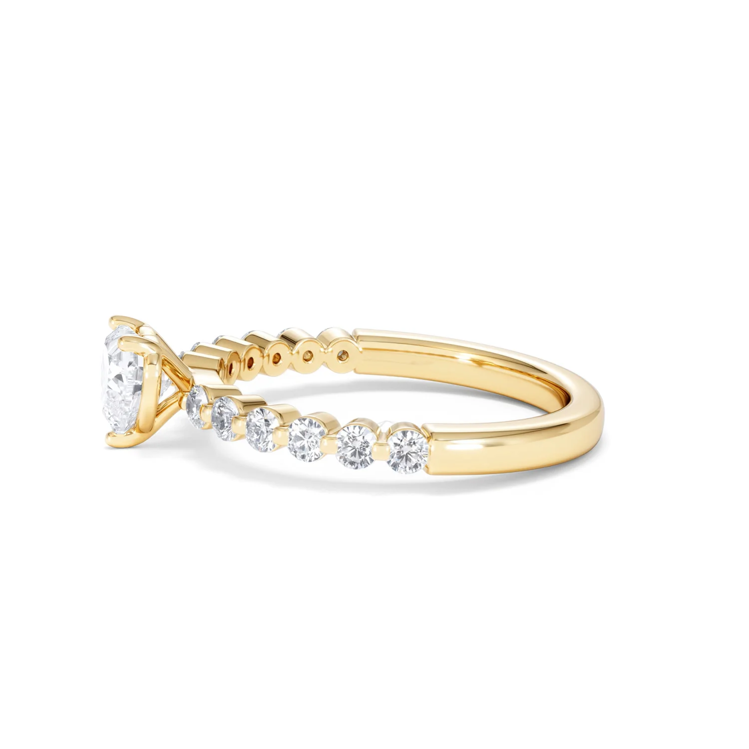 Solstice Heart Cut 0.80ct Lab Diamond Engagement Ring F/VS in 9k Gold - Image 72