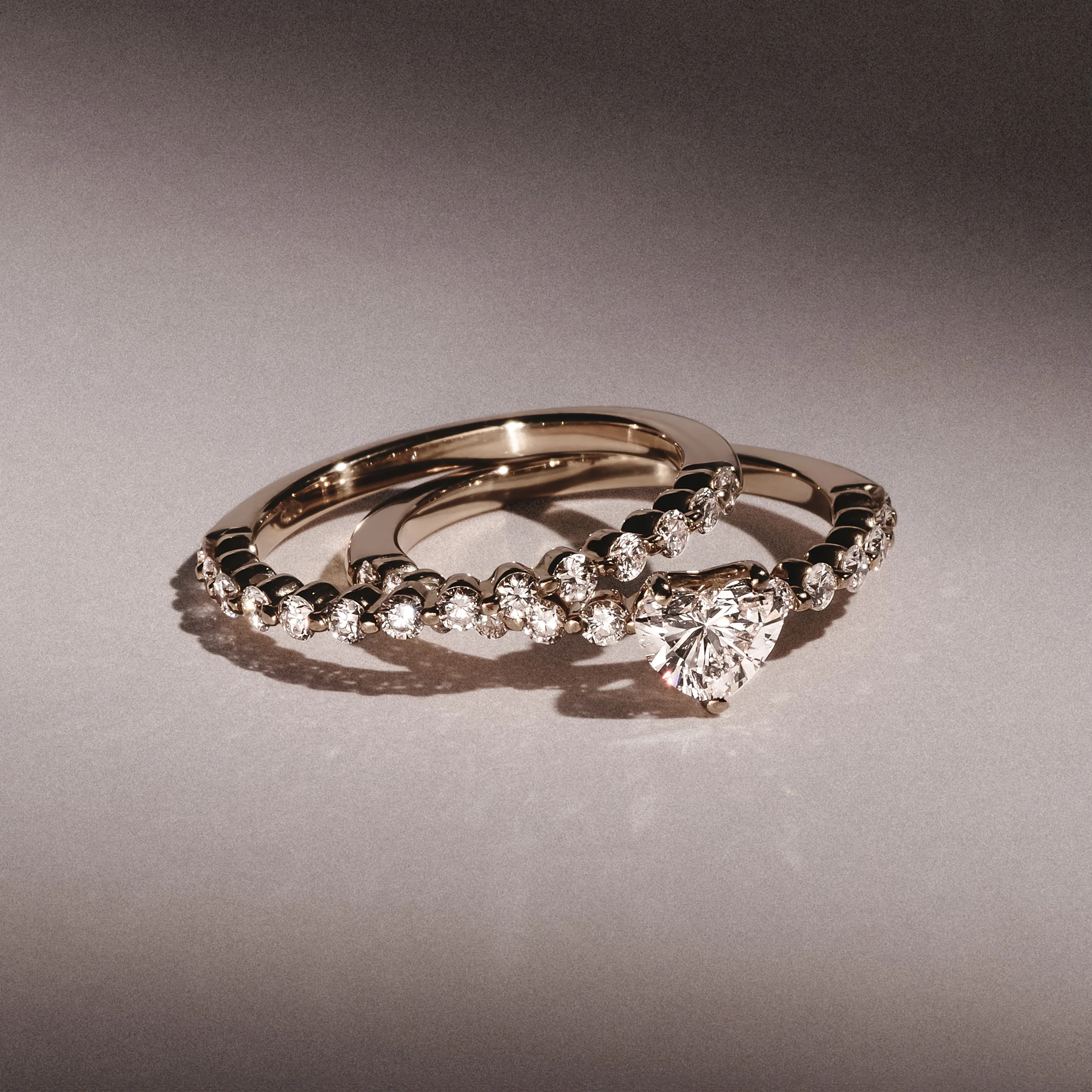 Solstice Heart Cut 0.80ct Lab Diamond Engagement Ring F/VS in 9k Gold - Image 8