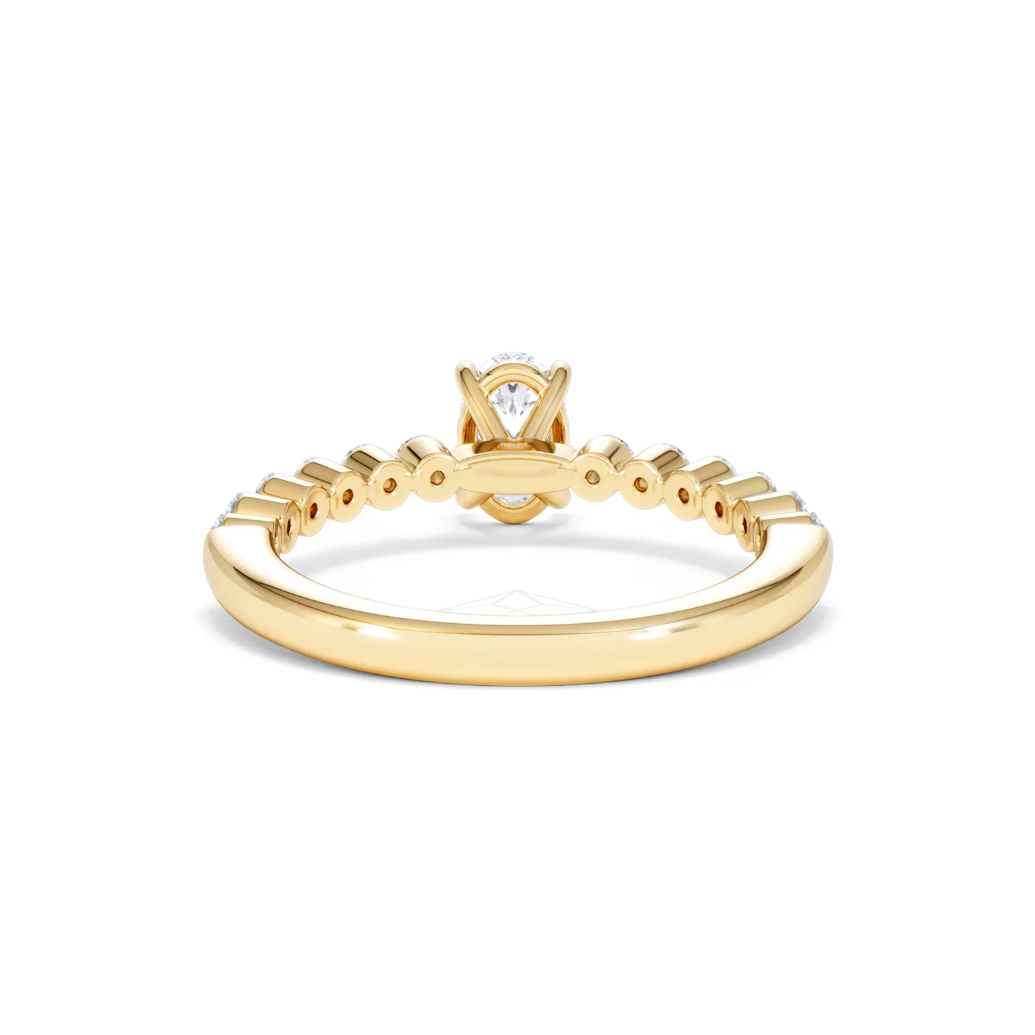 Solstice Oval Cut 0.80ct Lab Diamond Engagement Ring F/VS in 9k Gold - Image 50