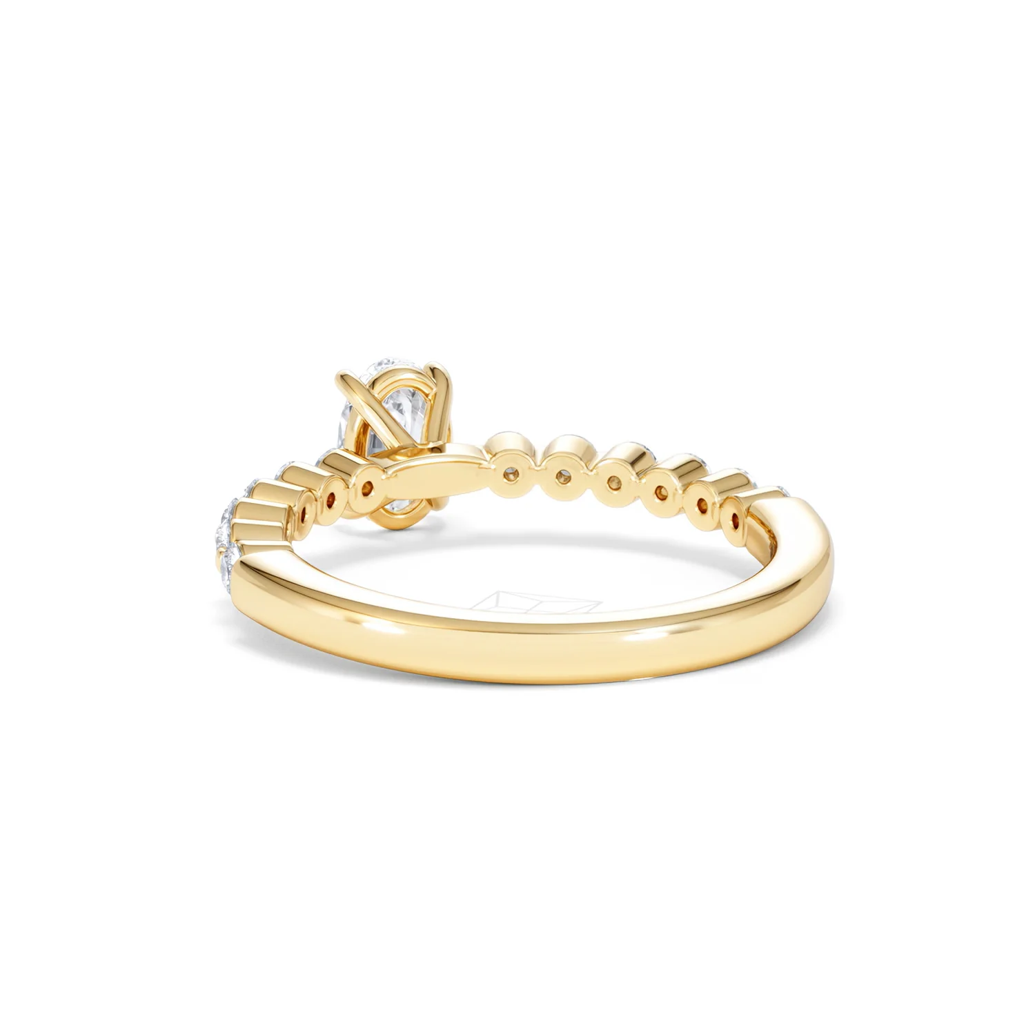 Solstice Oval Cut 0.80ct Lab Diamond Engagement Ring F/VS in 9k Gold - Image 55