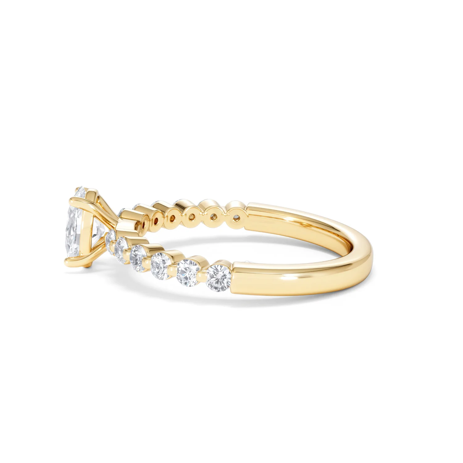 Solstice Oval Cut 0.80ct Lab Diamond Engagement Ring F/VS in 9k Gold - Image 69