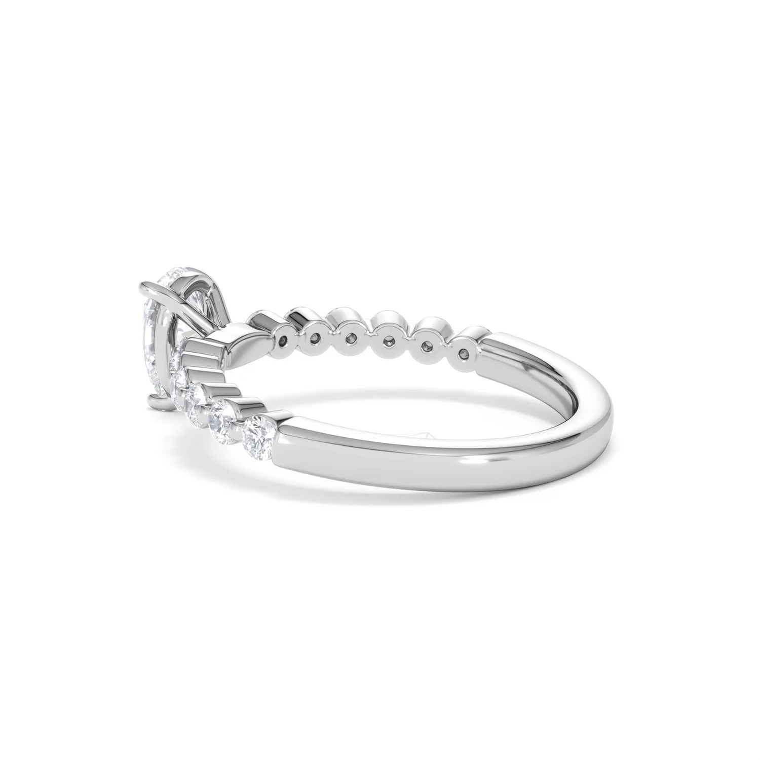 Solstice Pear Cut 0.80ct Lab Diamond Engagement Ring F/VS in 9k White Gold - Image 63