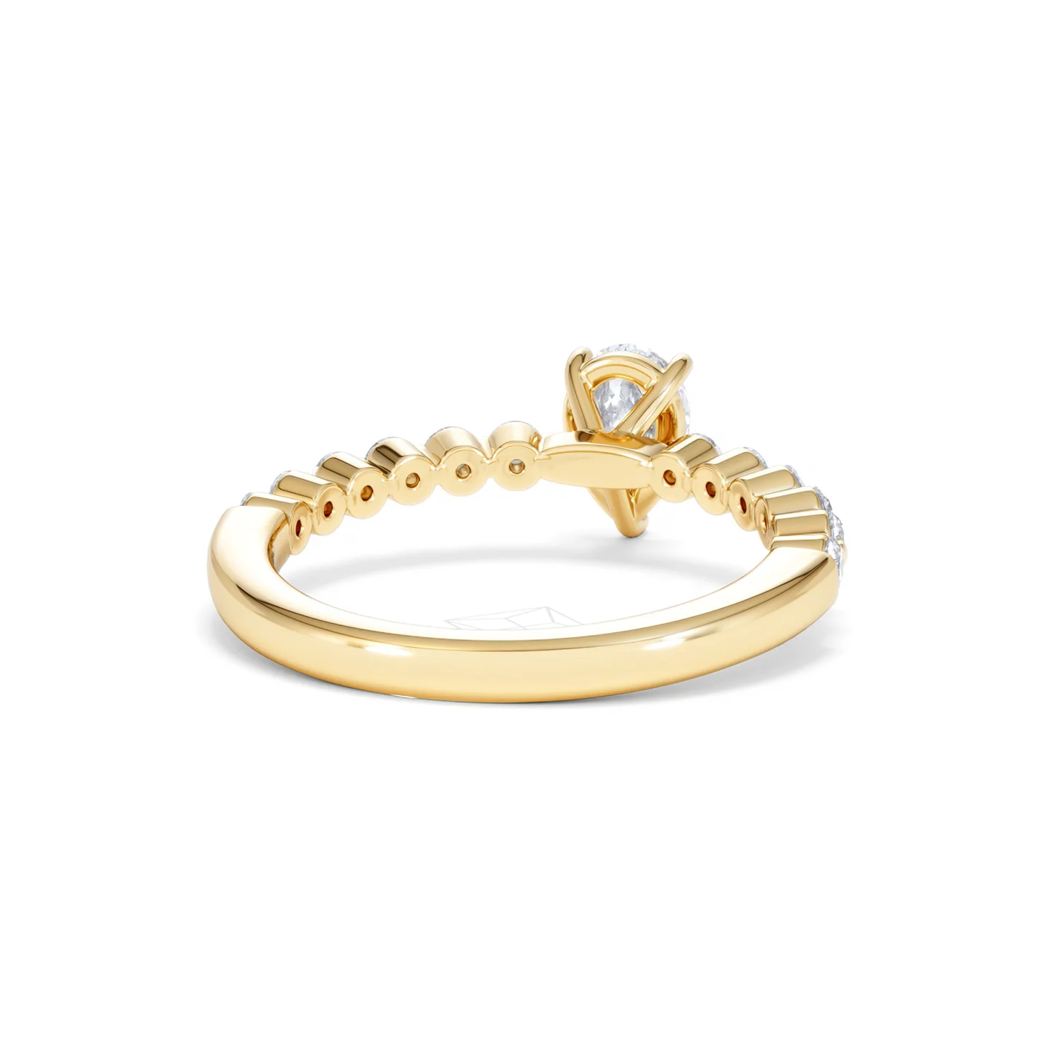 Solstice Pear Cut 0.80ct Lab Diamond Pear Shape Engagement Ring F/VS in 9k Gold - Image 46