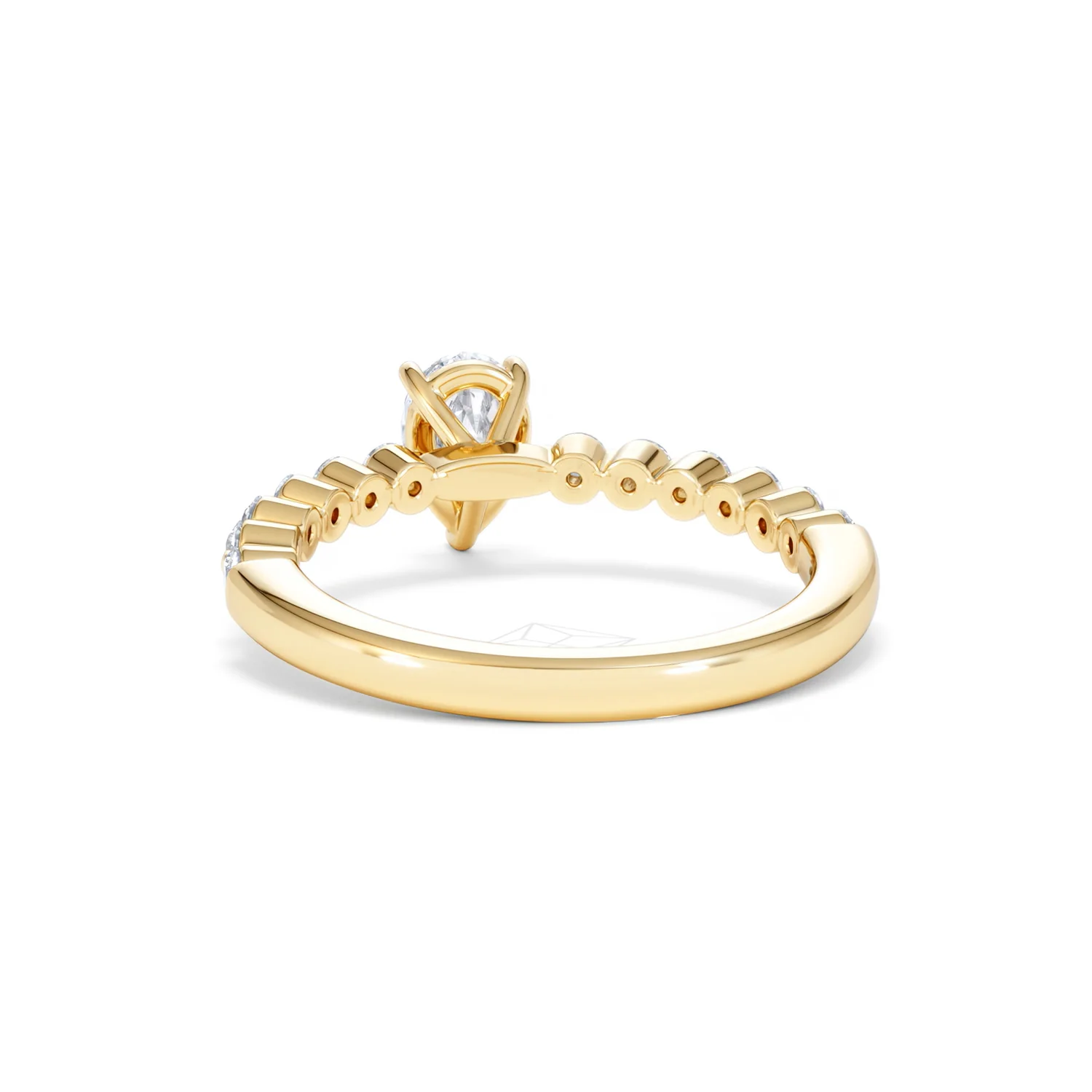 Solstice Pear Cut 0.80ct Lab Diamond Pear Shape Engagement Ring F/VS in 9k Gold - Image 53