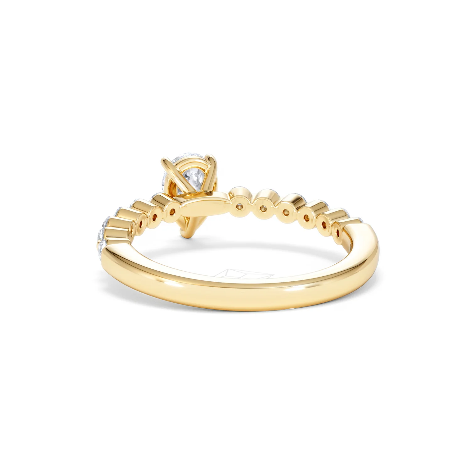 Solstice Pear Cut 0.80ct Lab Diamond Pear Shape Engagement Ring F/VS in 9k Gold - Image 54