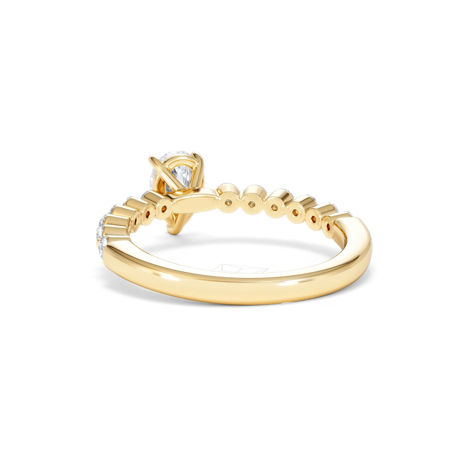 Solstice Pear Cut 0.80ct Lab Diamond Pear Shape Engagement Ring F/VS in 9k Gold - Image 55