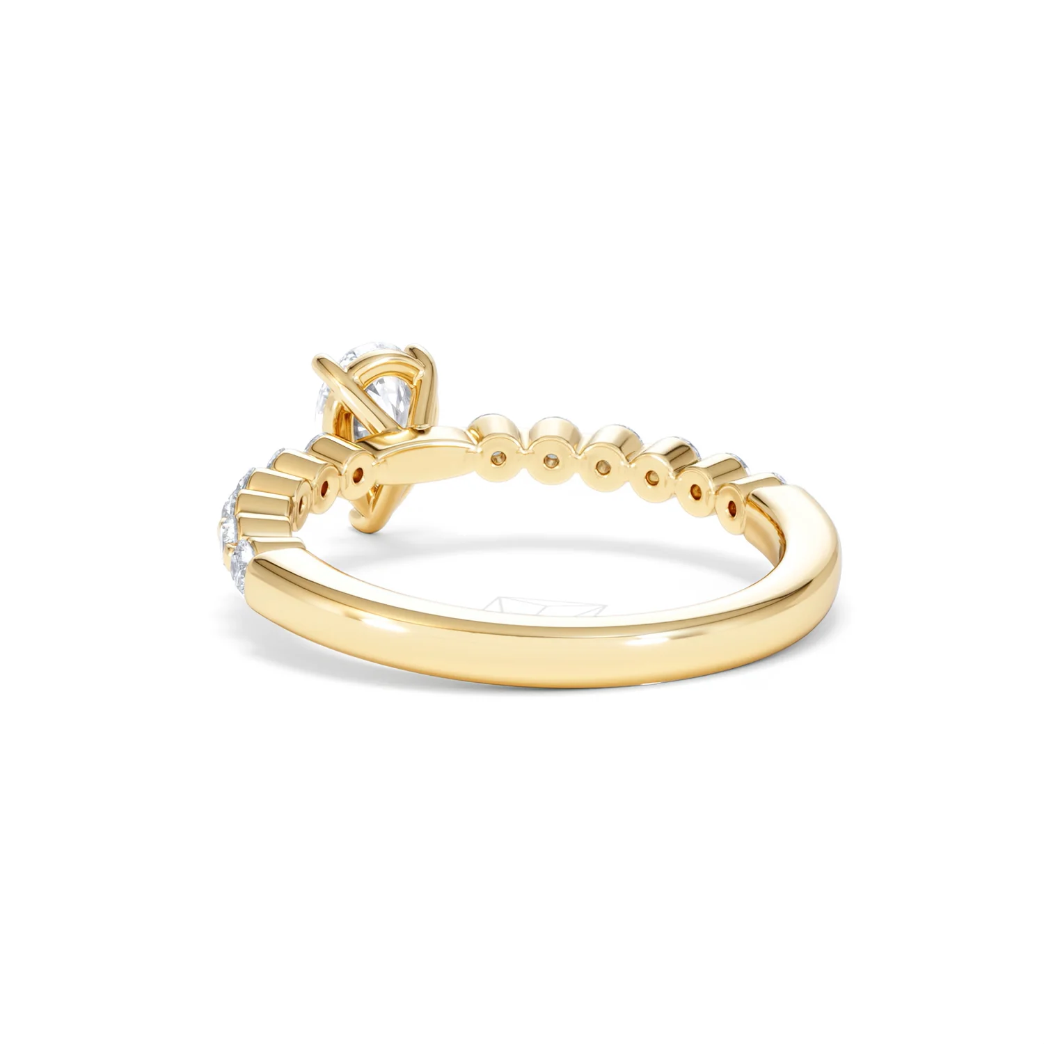Solstice Pear Cut 0.80ct Lab Diamond Pear Shape Engagement Ring F/VS in 9k Gold - Image 56