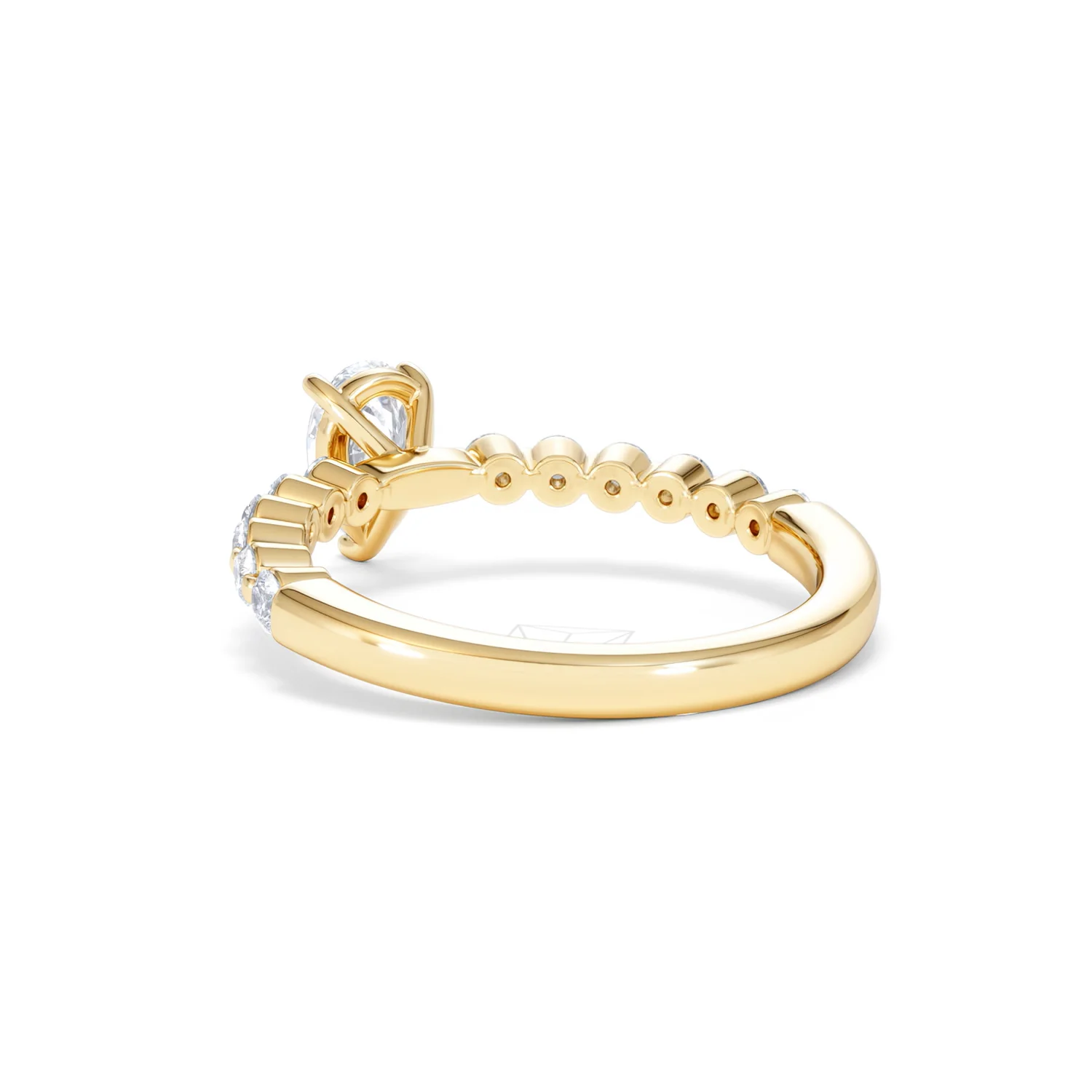 Solstice Pear Cut 0.80ct Lab Diamond Pear Shape Engagement Ring F/VS in 9k Gold - Image 57