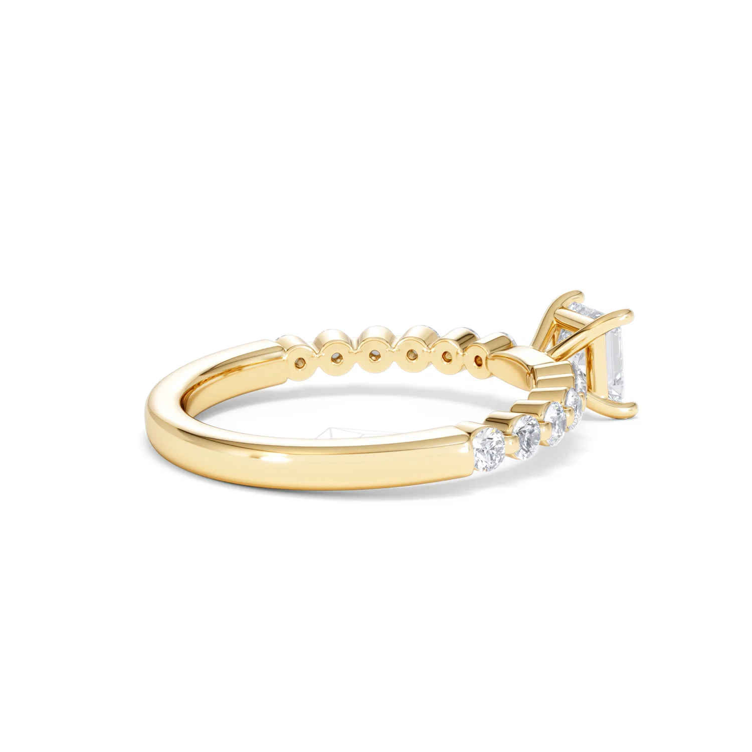 Solstice Princess Cut 0.80ct Lab Diamond Engagement Ring F/VS in 9k Gold - Image 36