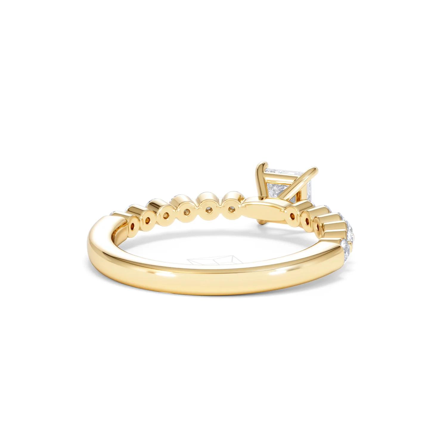 Solstice Princess Cut 0.80ct Lab Diamond Engagement Ring F/VS in 9k Gold - Image 44