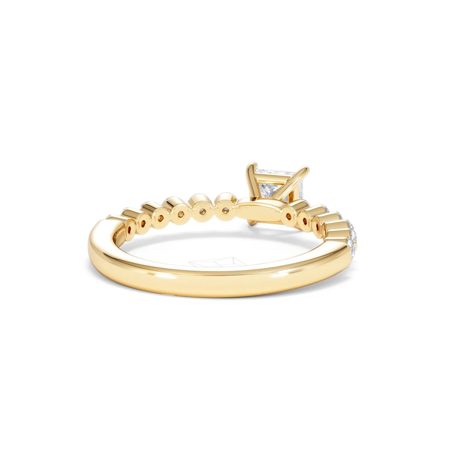 Solstice Princess Cut 0.80ct Lab Diamond Engagement Ring F/VS in 9k Gold - Image 45