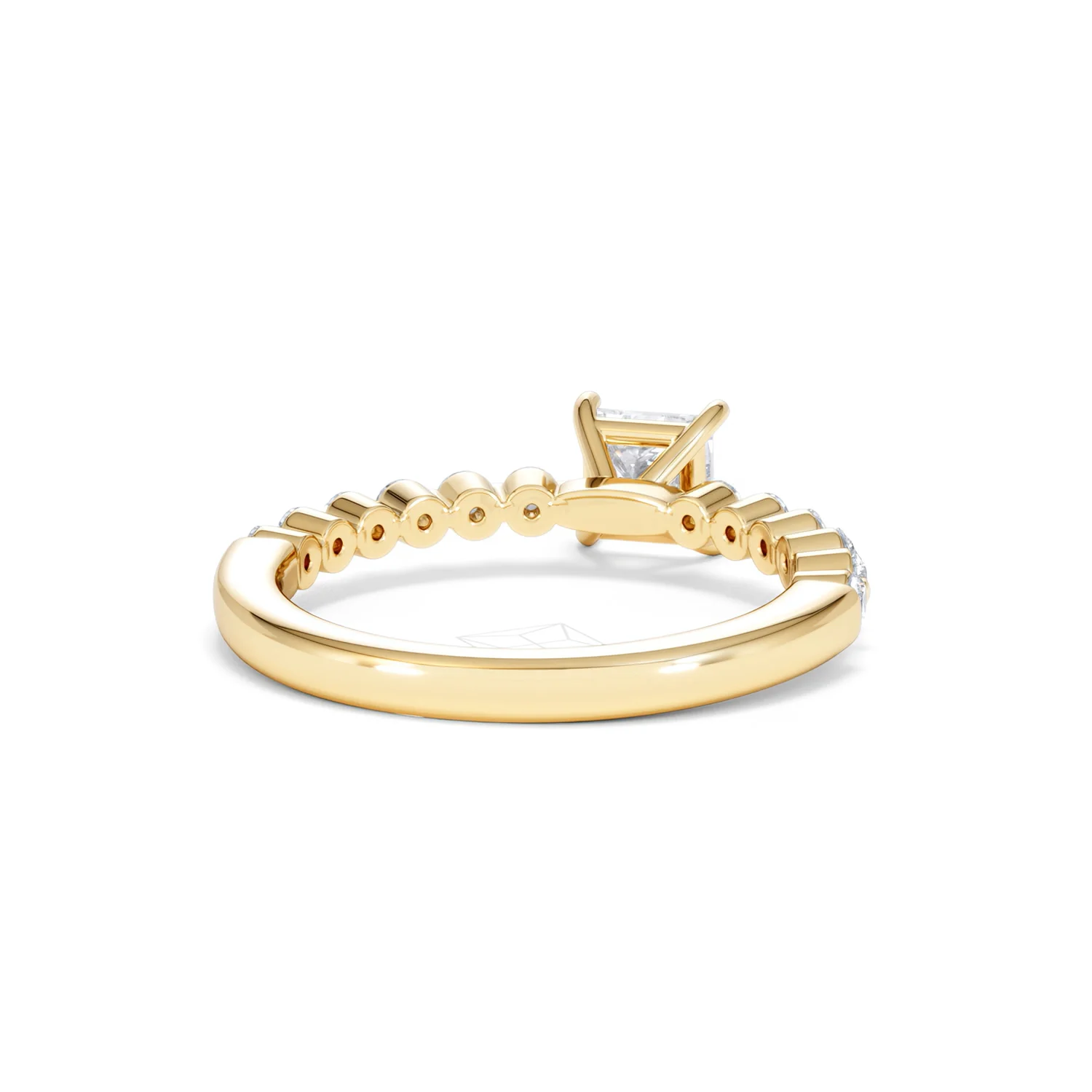 Solstice Princess Cut 0.80ct Lab Diamond Engagement Ring F/VS in 9k Gold - Image 46
