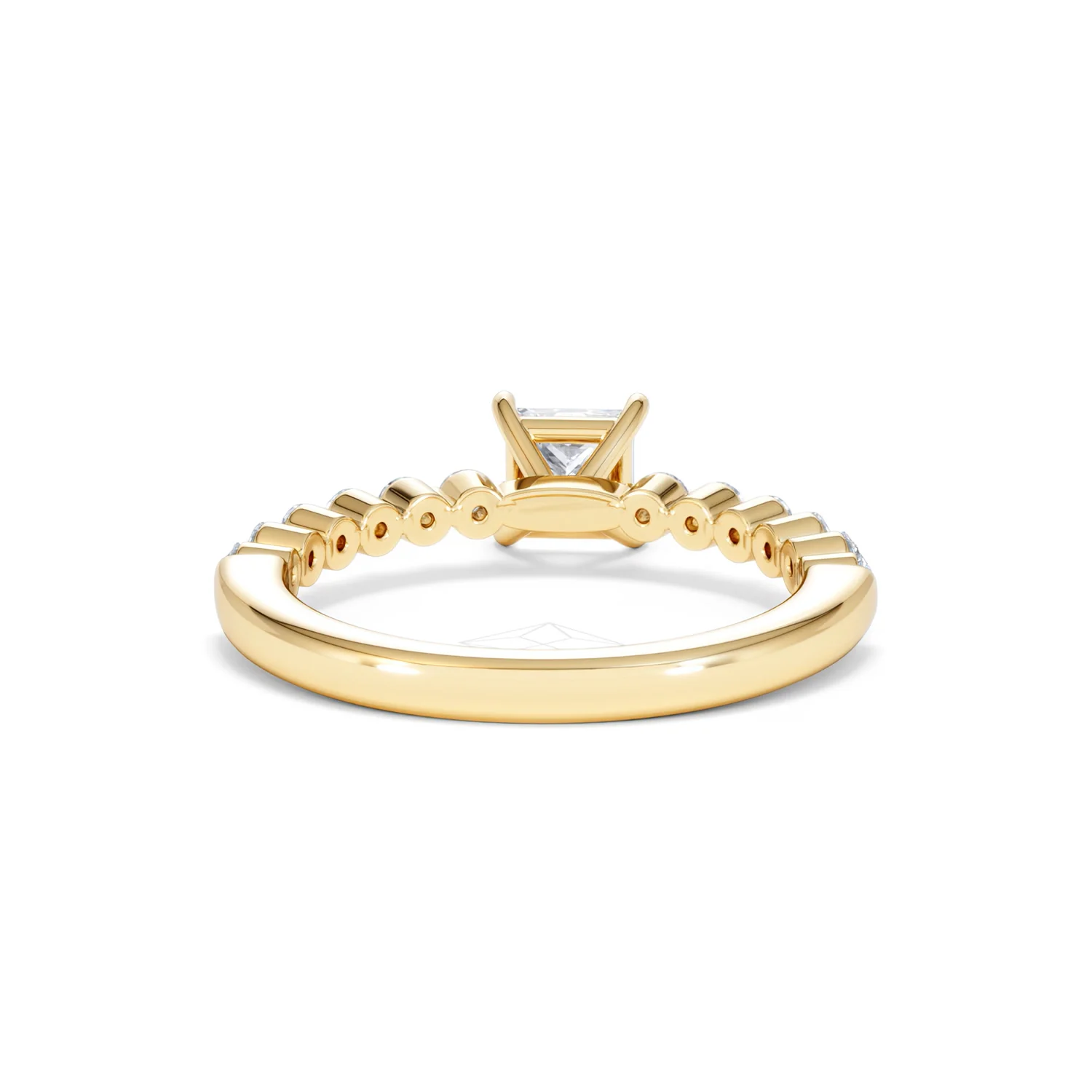 Solstice Princess Cut 0.80ct Lab Diamond Engagement Ring F/VS in 9k Gold - Image 49