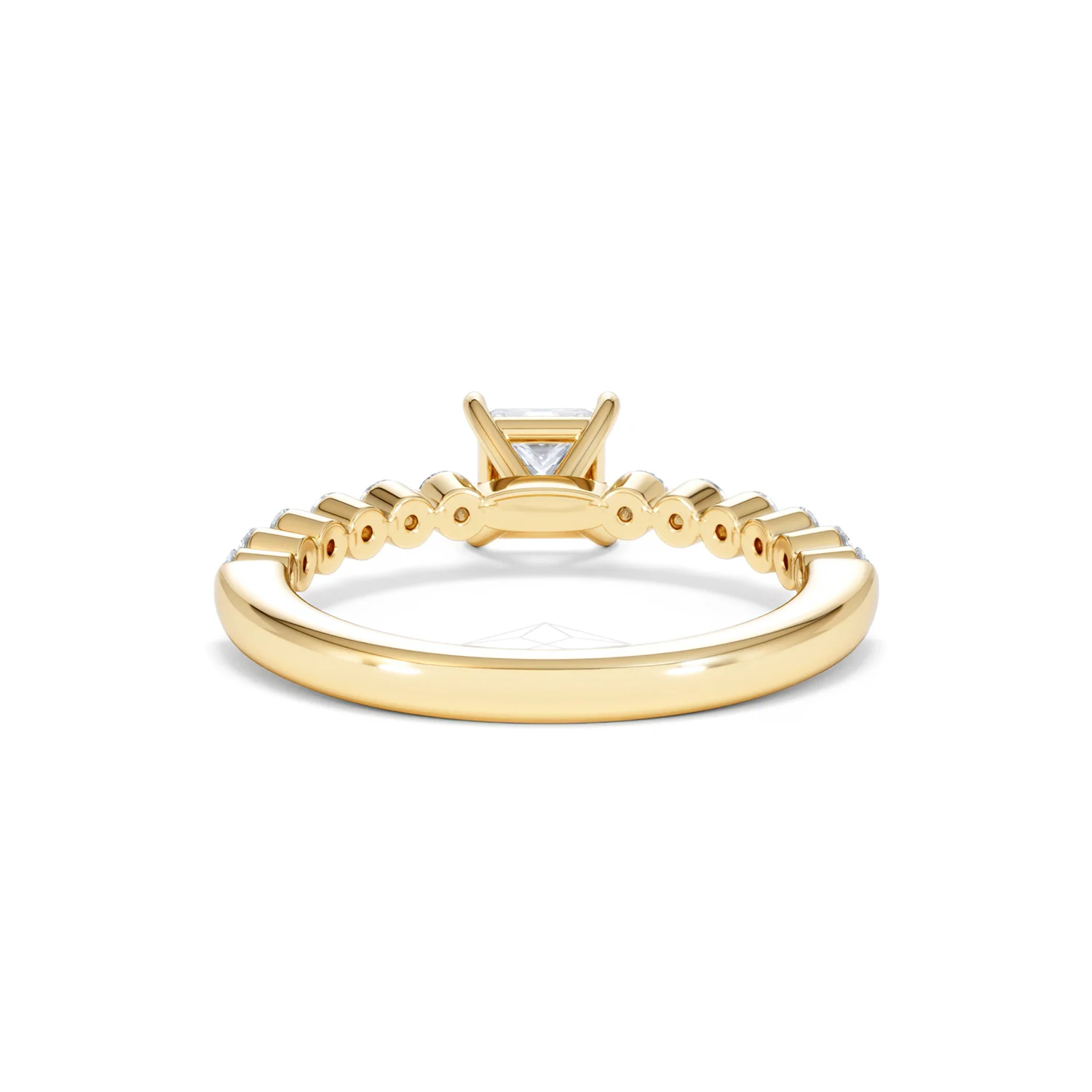Solstice Princess Cut 0.80ct Lab Diamond Engagement Ring F/VS in 9k Gold - Image 50
