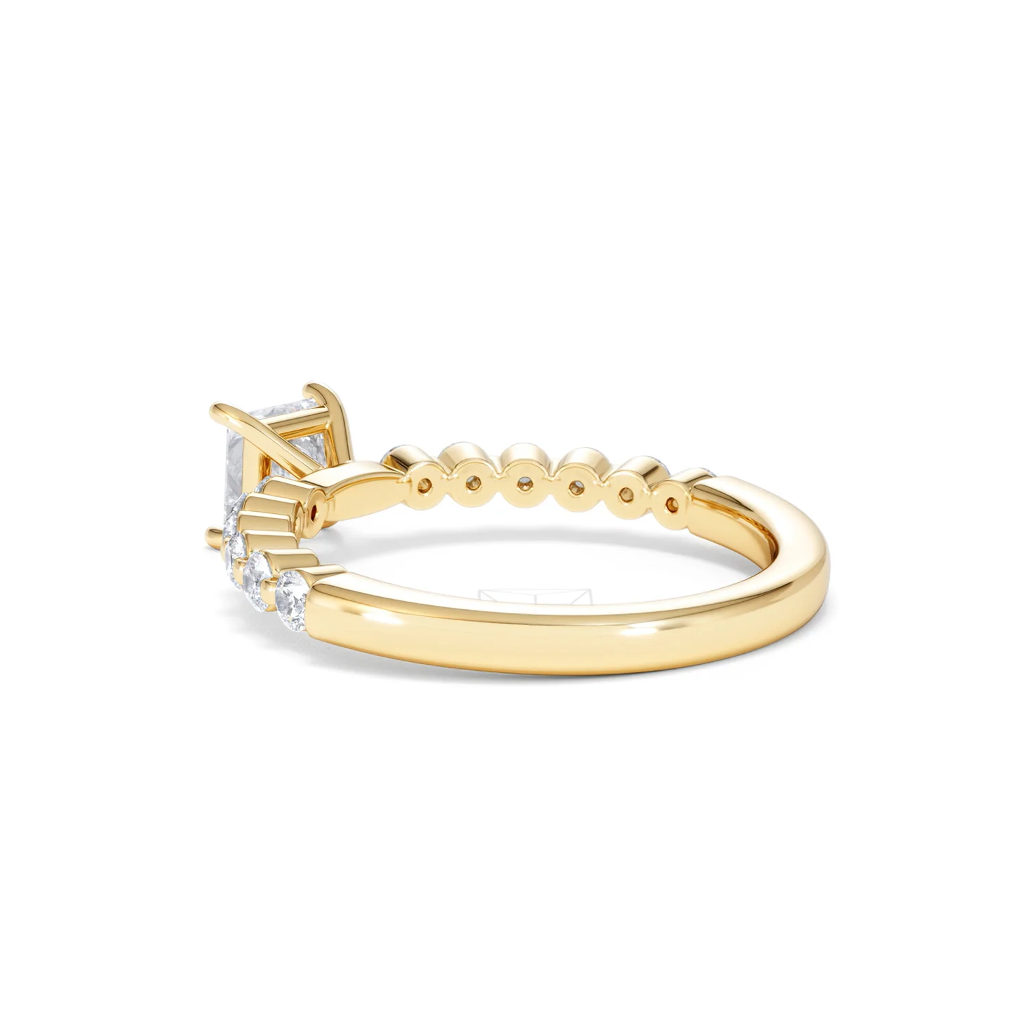 Solstice Princess Cut 0.80ct Lab Diamond Engagement Ring F/VS in 9k Gold - Image 60