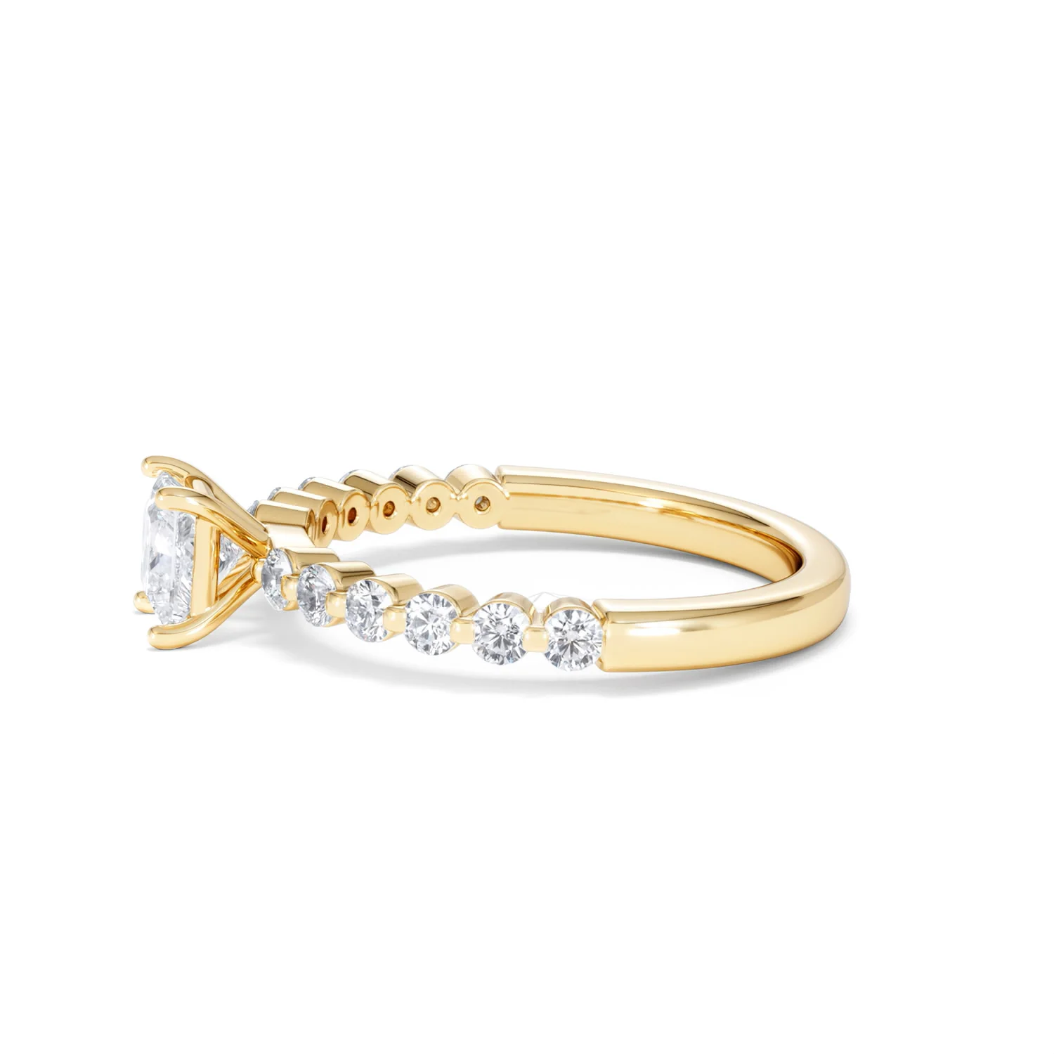 Solstice Princess Cut 0.80ct Lab Diamond Engagement Ring F/VS in 9k Gold - Image 72