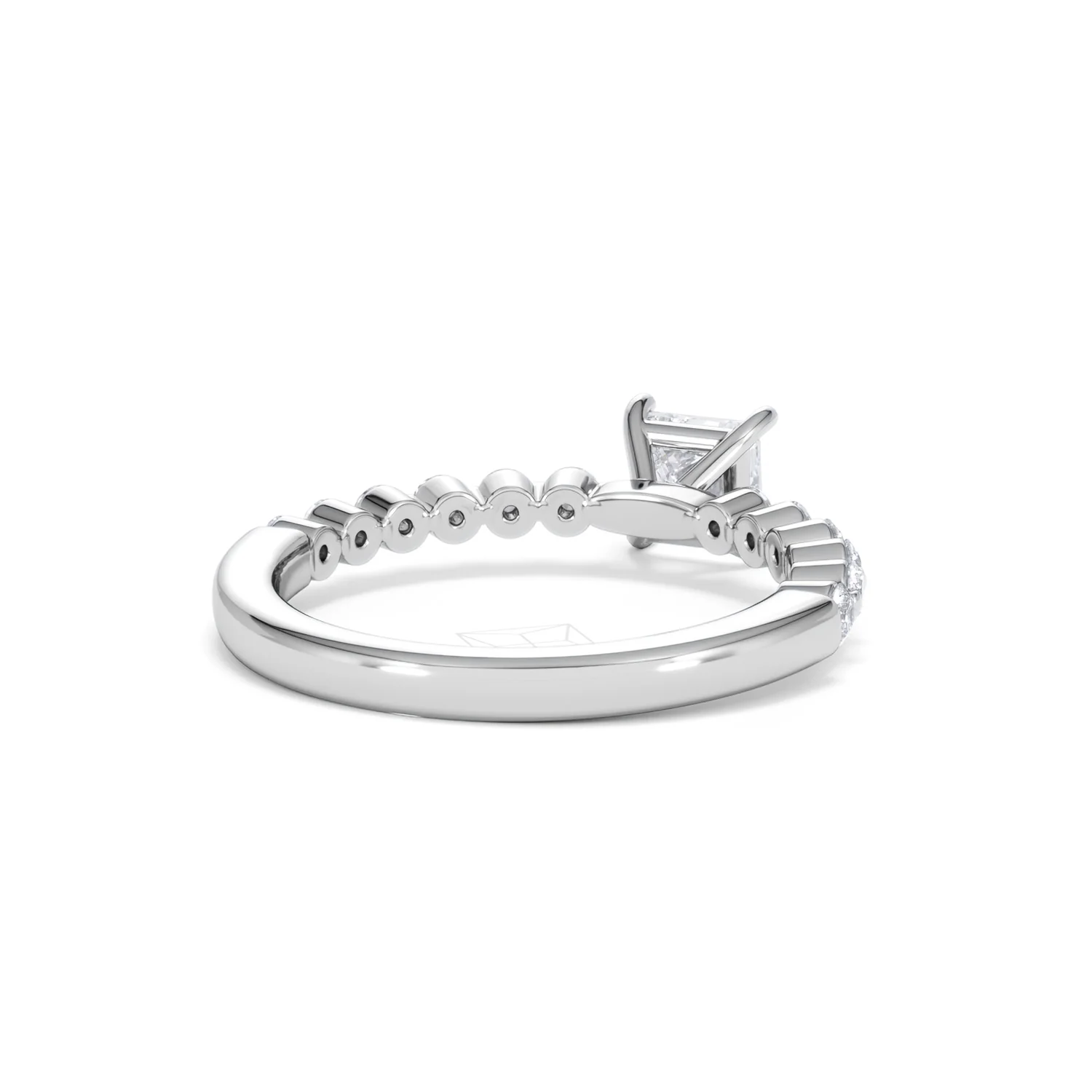 Solstice Princess Cut 0.80ct Lab Diamond Engagement Ring F/VS in 9k White Gold - Image 44