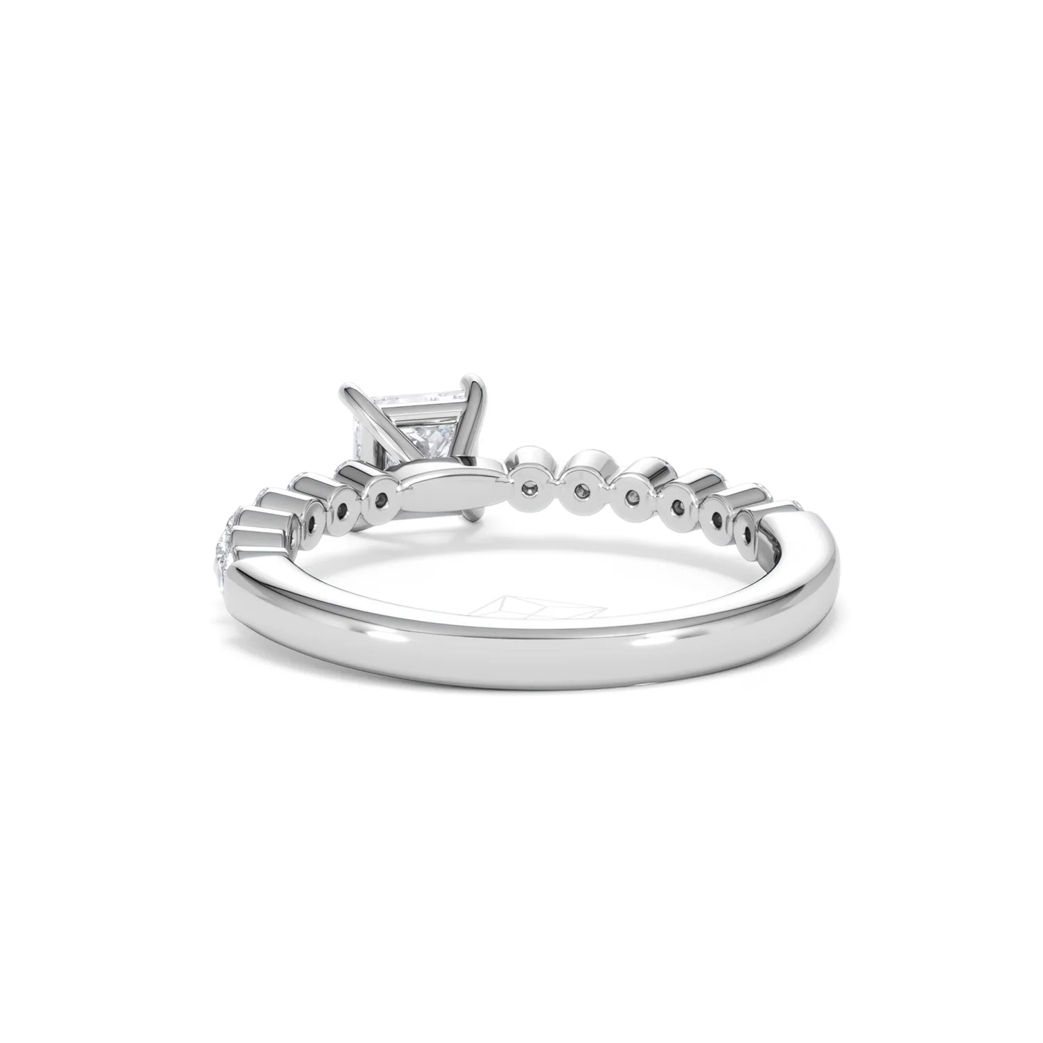 Solstice Princess Cut 0.80ct Lab Diamond Engagement Ring F/VS in 9k White Gold - Image 54
