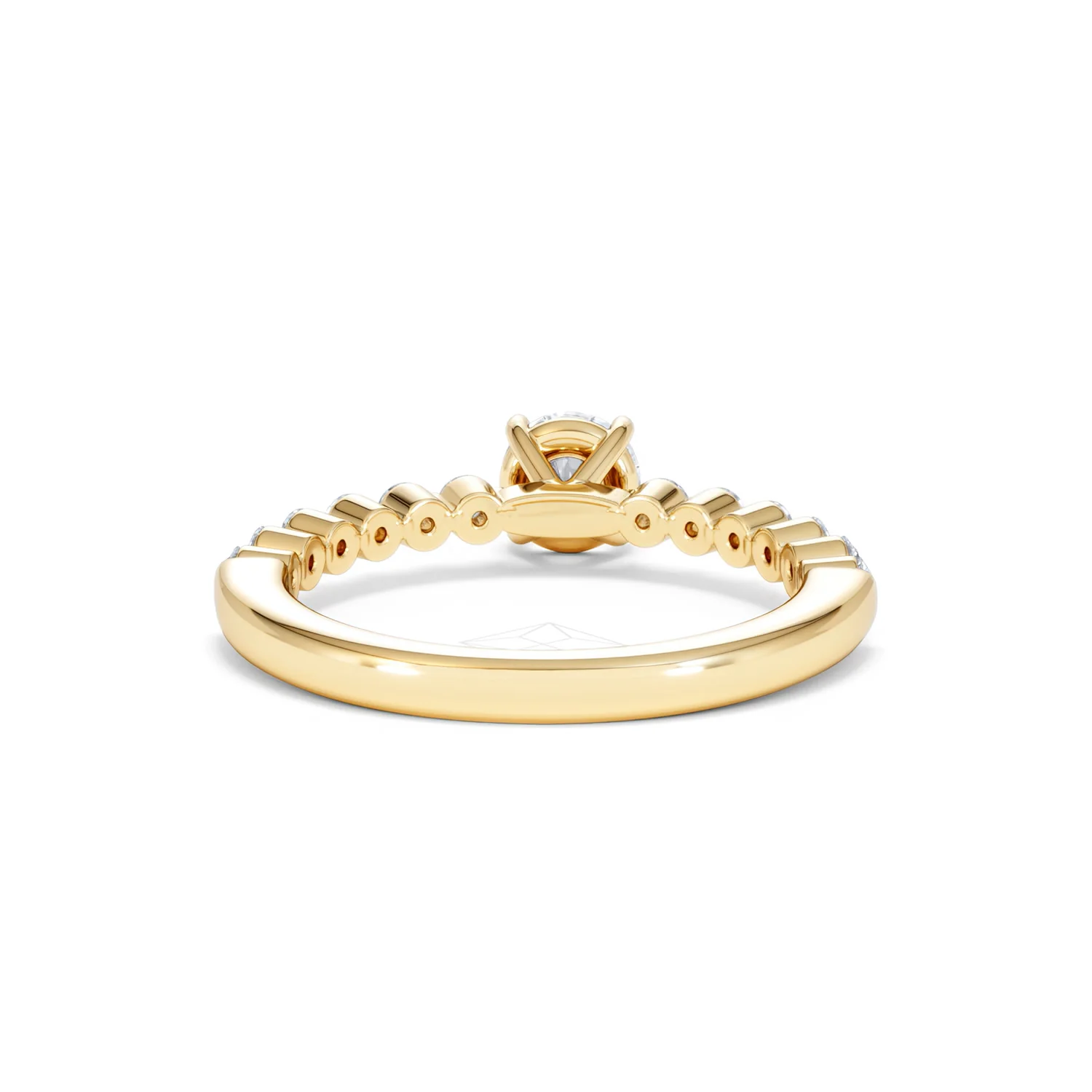 Solstice Round Cut 0.80ct Lab Diamond Engagement Ring F/VS in 9k Gold - Image 49