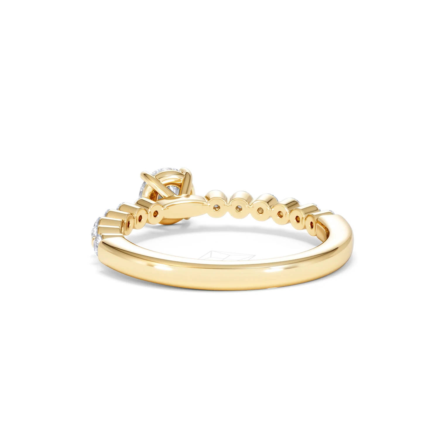 Solstice Round Cut 0.80ct Lab Diamond Engagement Ring F/VS in 9k Gold - Image 55