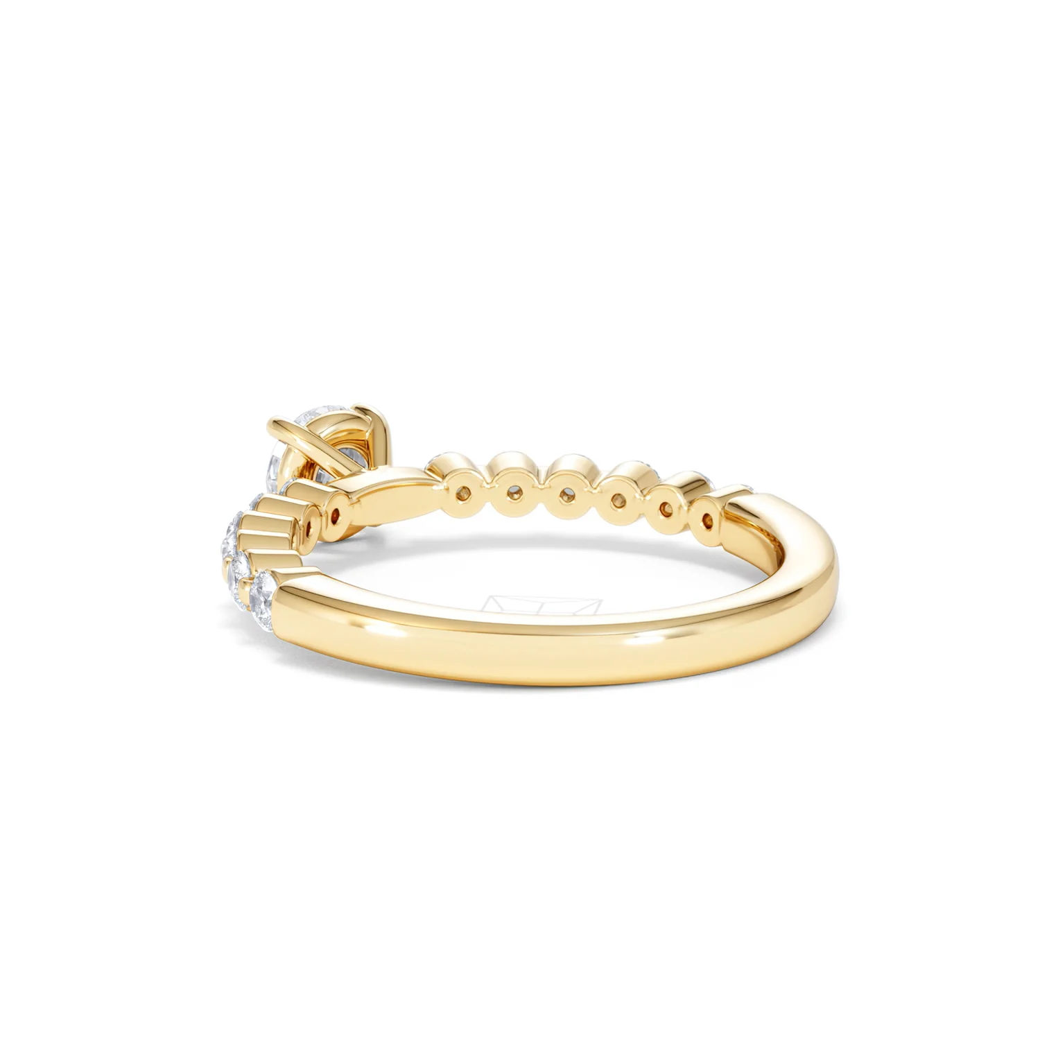 Solstice Round Cut 0.80ct Lab Diamond Engagement Ring F/VS in 9k Gold - Image 58