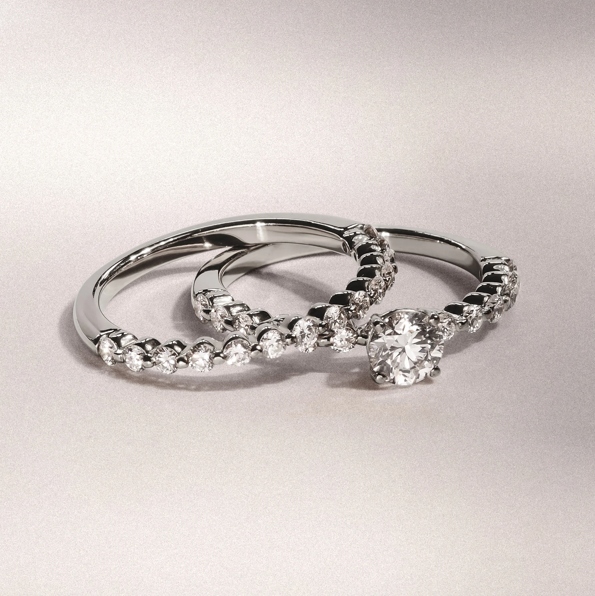 Solstice Round Cut 0.80ct Lab Diamond Engagement Ring F/VS in 9k White Gold - Image 8