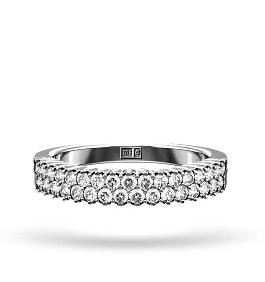SOPHIE PLATINUM Diamond ETERNITY RING 0.50CT G/VS - Image 2
