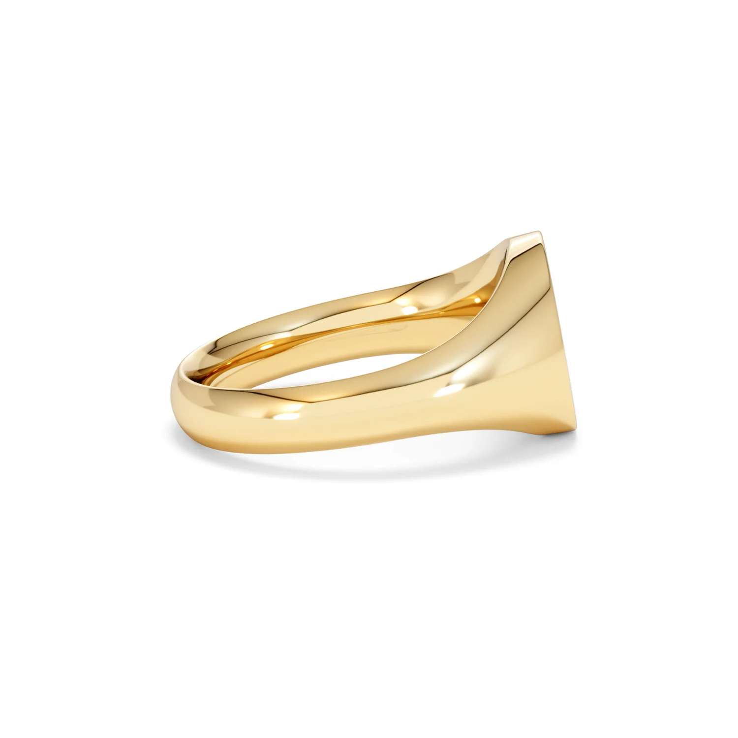Star Signet Lab Diamond Ring in 18K Gold Vermeil - Image 29