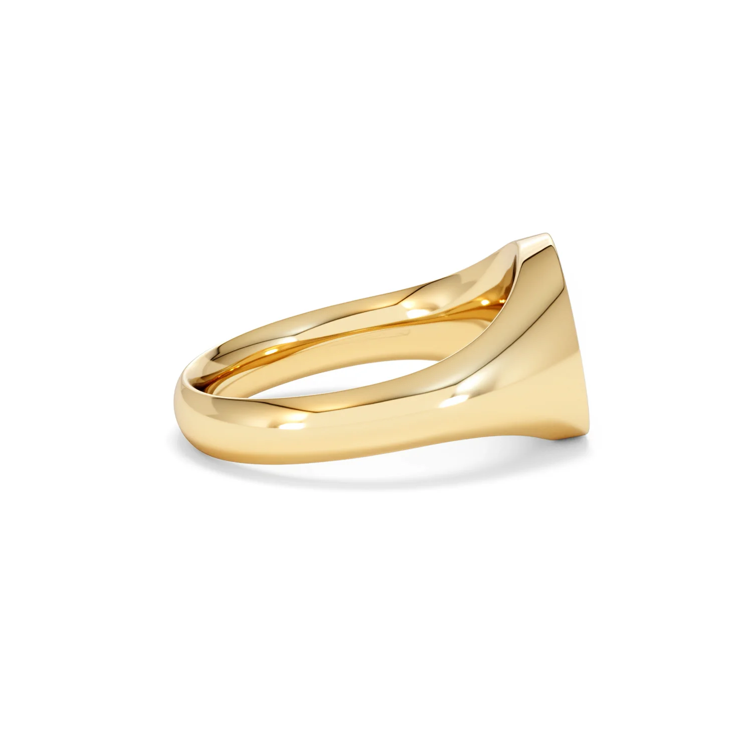Star Signet Lab Diamond Ring in 18K Gold Vermeil - Image 30