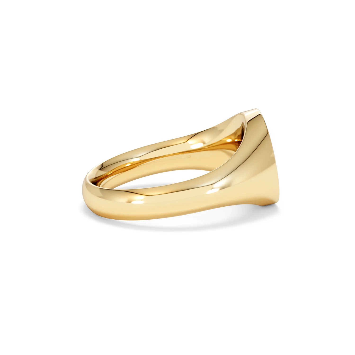 Star Signet Lab Diamond Ring in 18K Gold Vermeil - Image 31
