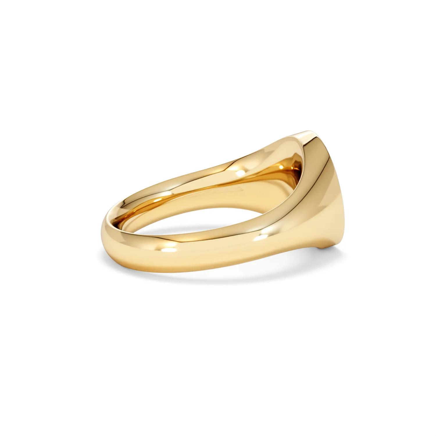 Star Signet Lab Diamond Ring in 18K Gold Vermeil - Image 33