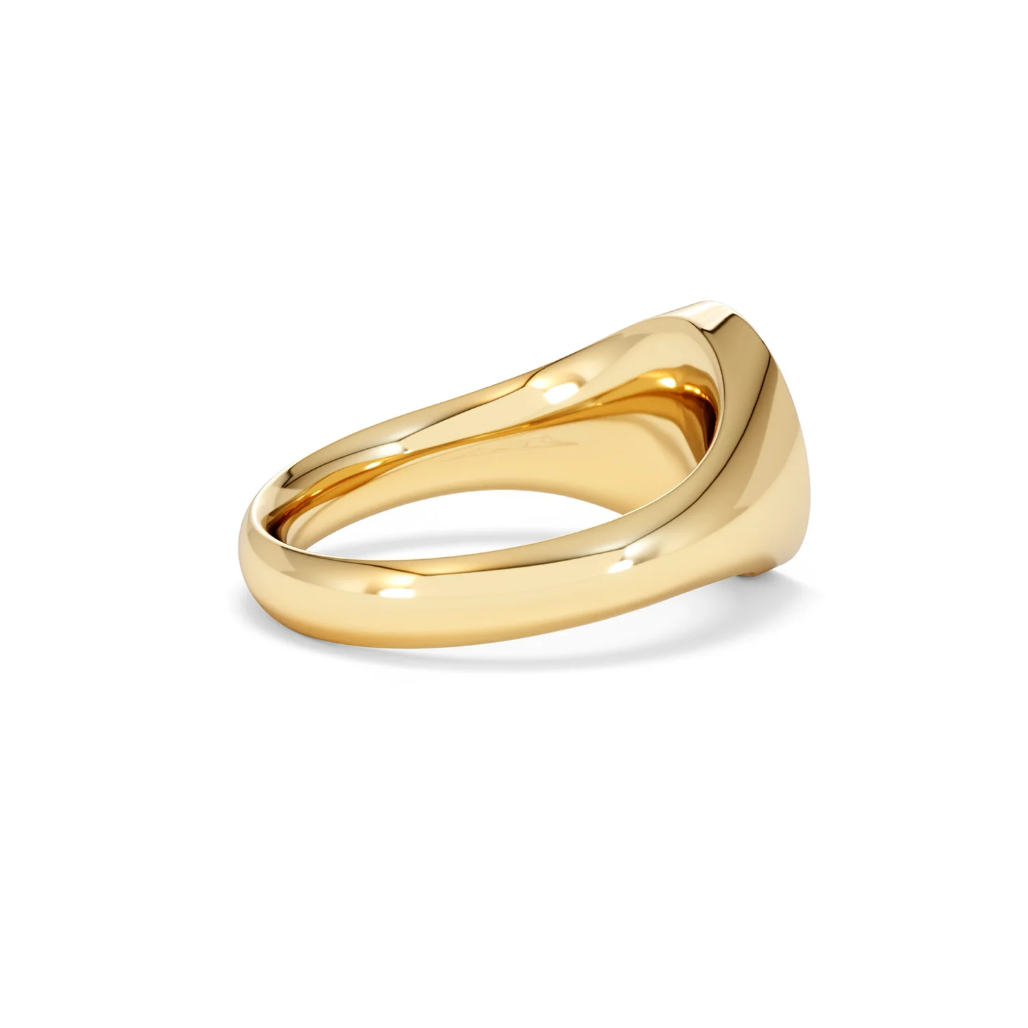Star Signet Lab Diamond Ring in 18K Gold Vermeil - Image 35