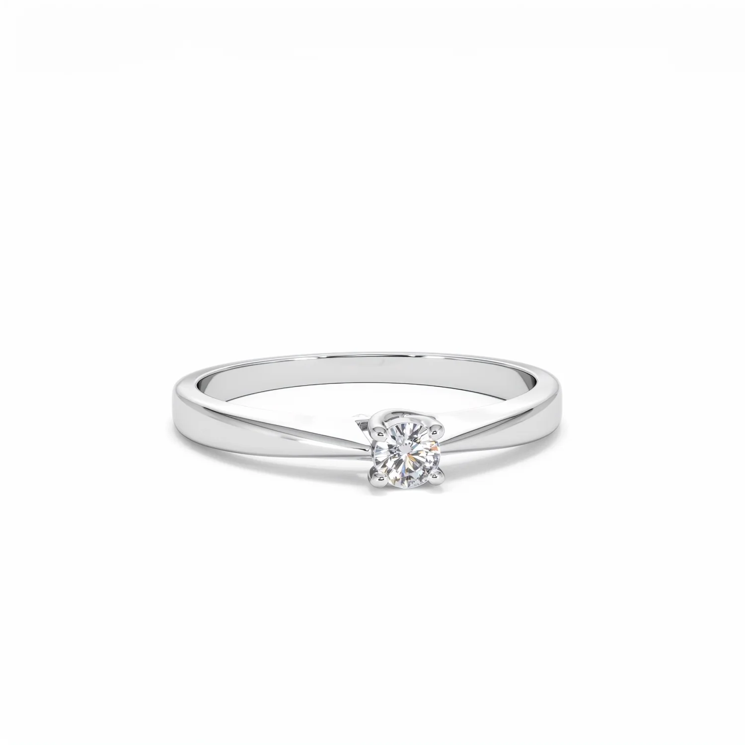 Naomi Lab Diamond Engagement Ring 0.15ct H/Si 9K White Gold - Image 10