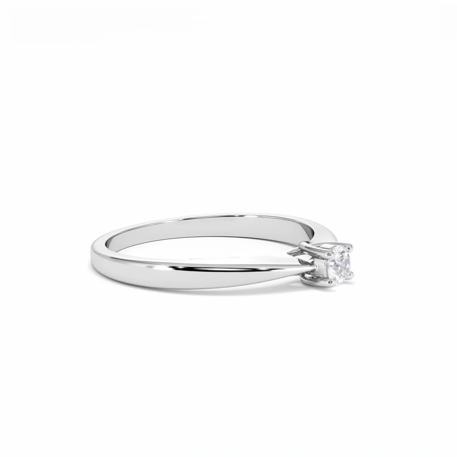 Naomi Lab Diamond Engagement Ring 0.15ct H/Si 9K White Gold - Image 20