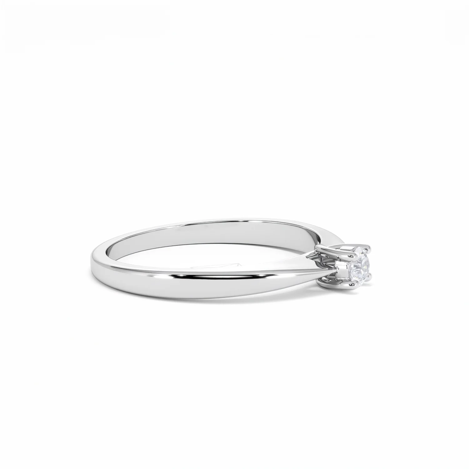 Naomi Lab Diamond Engagement Ring 0.15ct H/Si in 925 Silver - Image 22