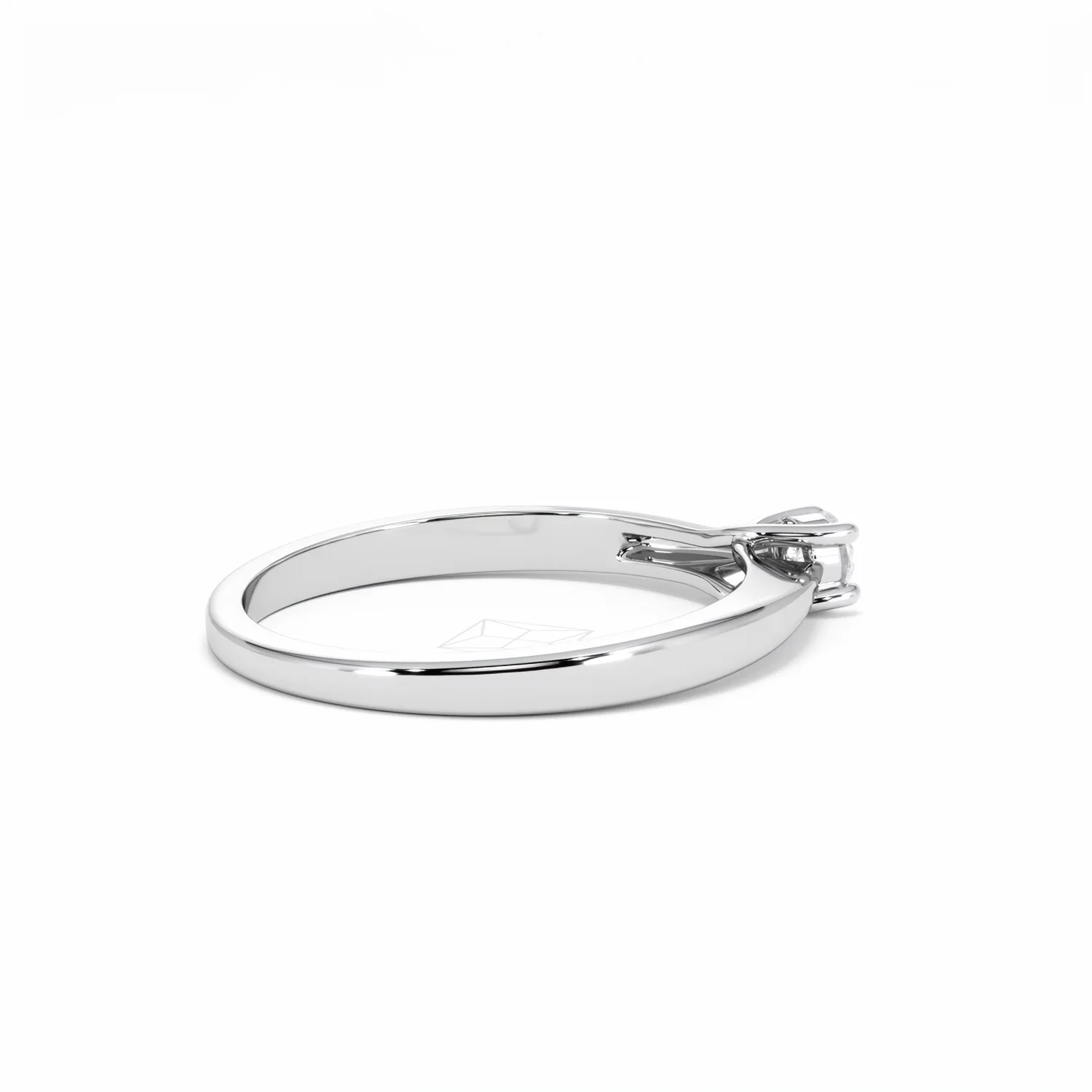Naomi Lab Diamond Engagement Ring 0.15ct H/Si in 925 Silver - Image 33
