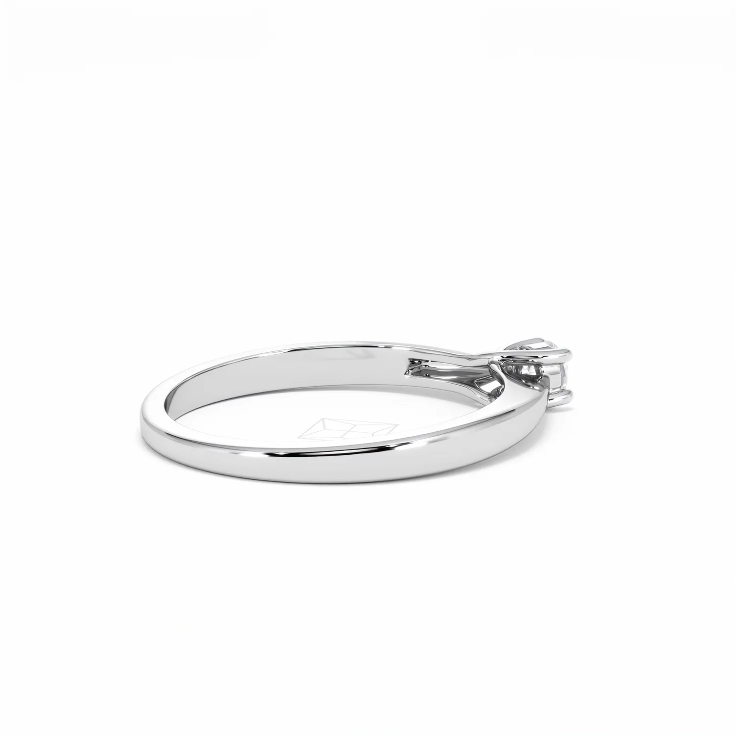 Naomi Lab Diamond Engagement Ring 0.15ct H/Si in 925 Silver - Image 34