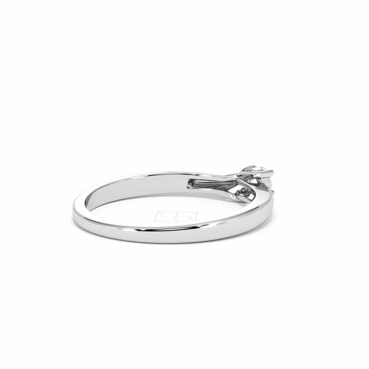 Naomi Lab Diamond Engagement Ring 0.15ct H/Si in 925 Silver - Image 37