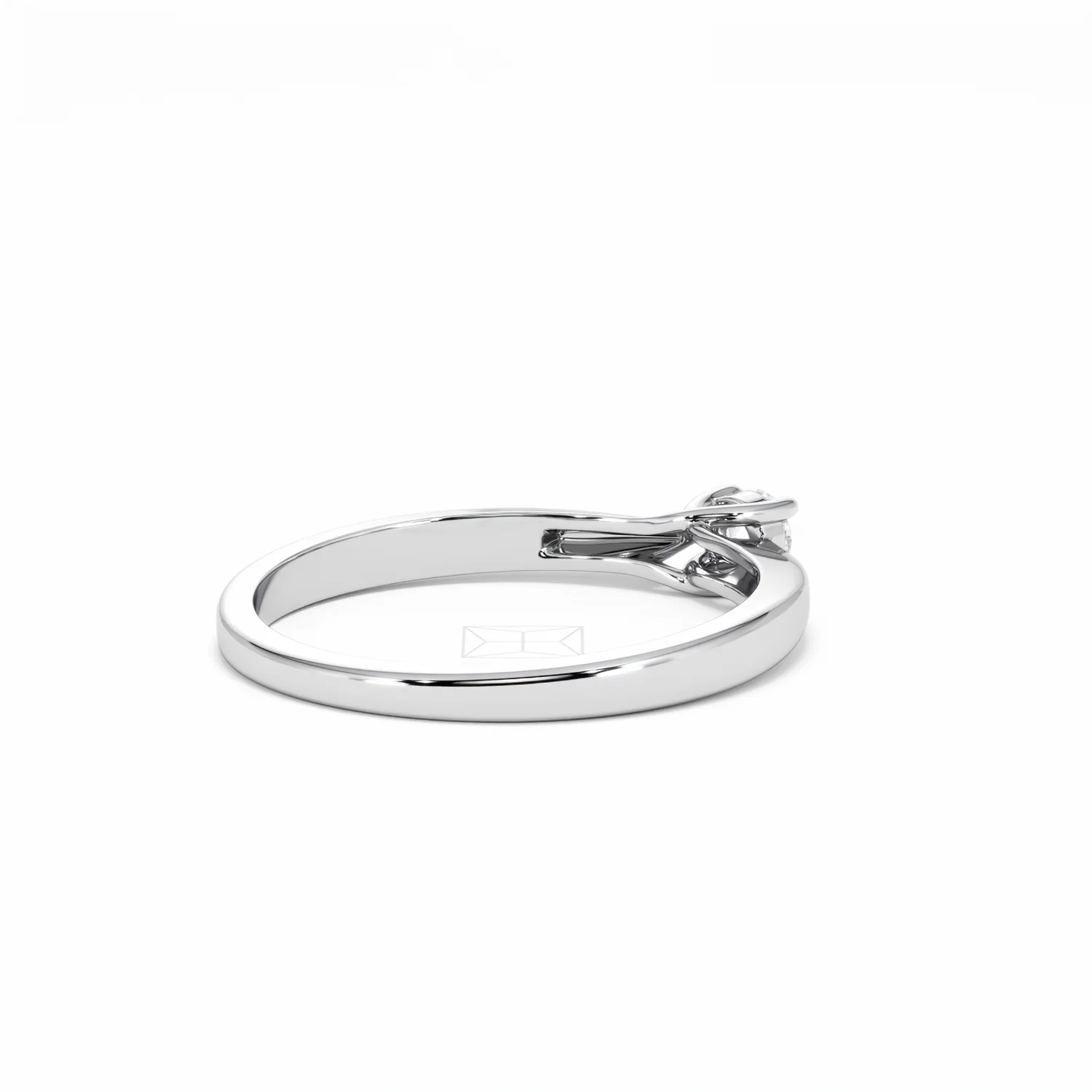 Naomi Lab Diamond Engagement Ring 0.15ct H/Si in 925 Silver - Image 38