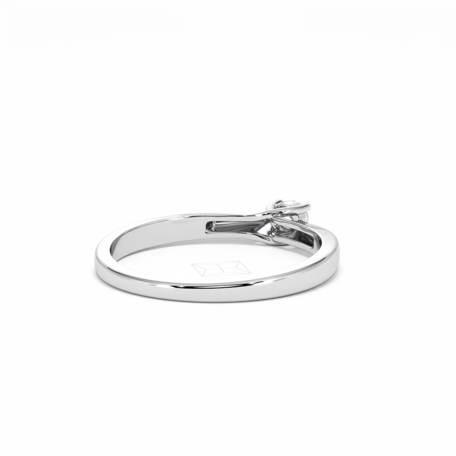 Naomi Lab Diamond Engagement Ring 0.15ct H/Si in 925 Silver - Image 41