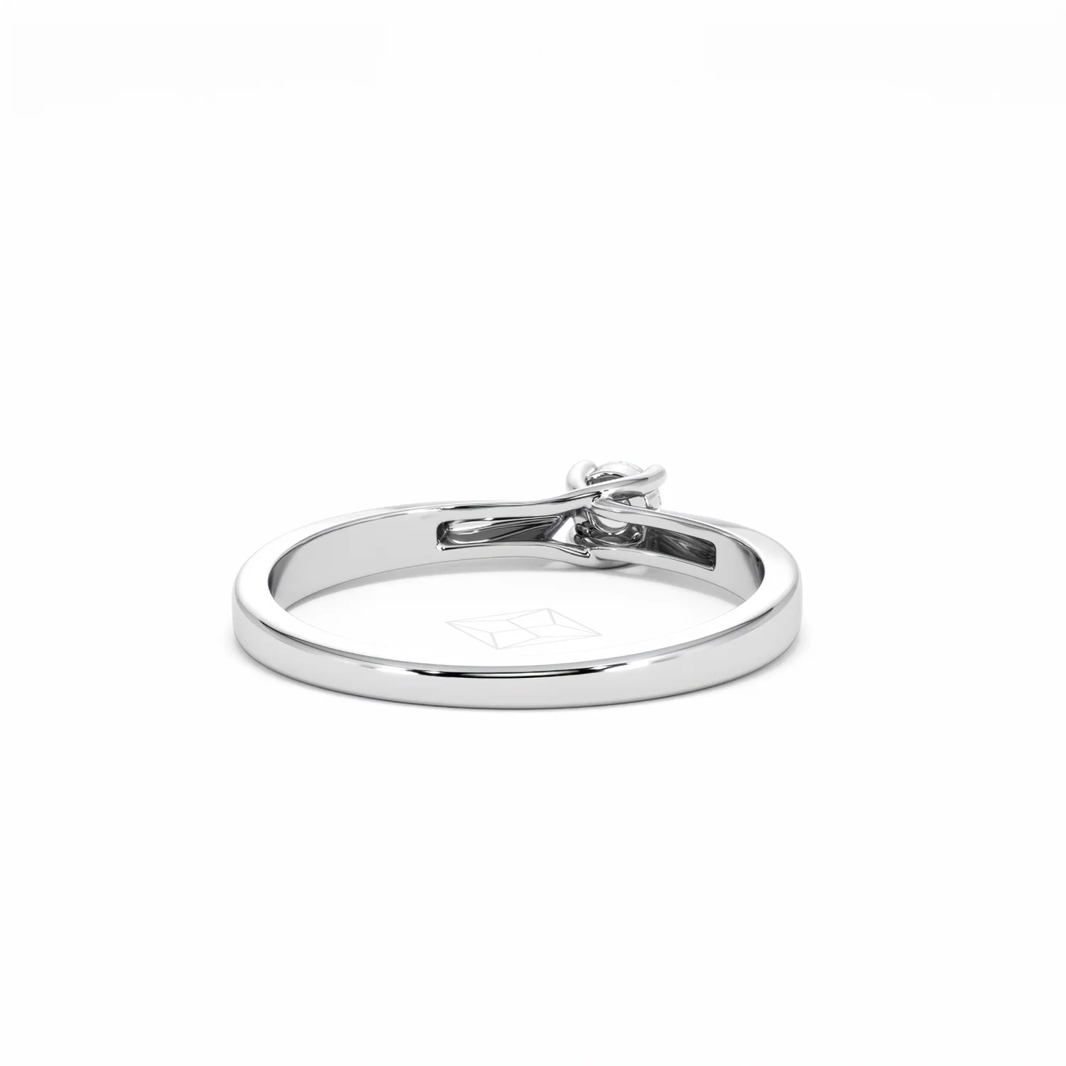 Naomi Lab Diamond Engagement Ring 0.15ct H/Si in 925 Silver - Image 44