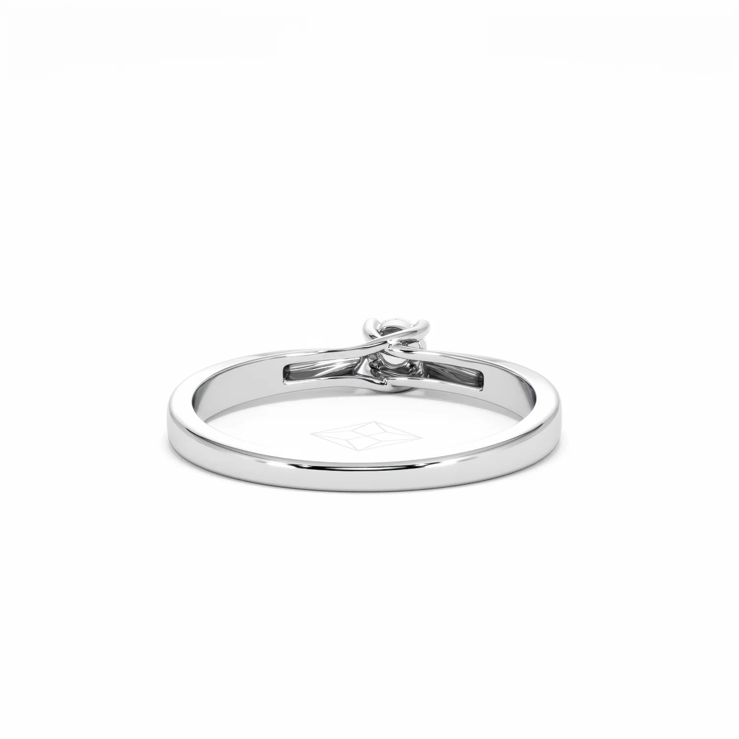 Naomi Lab Diamond Engagement Ring 0.15ct H/Si in 925 Silver - Image 46
