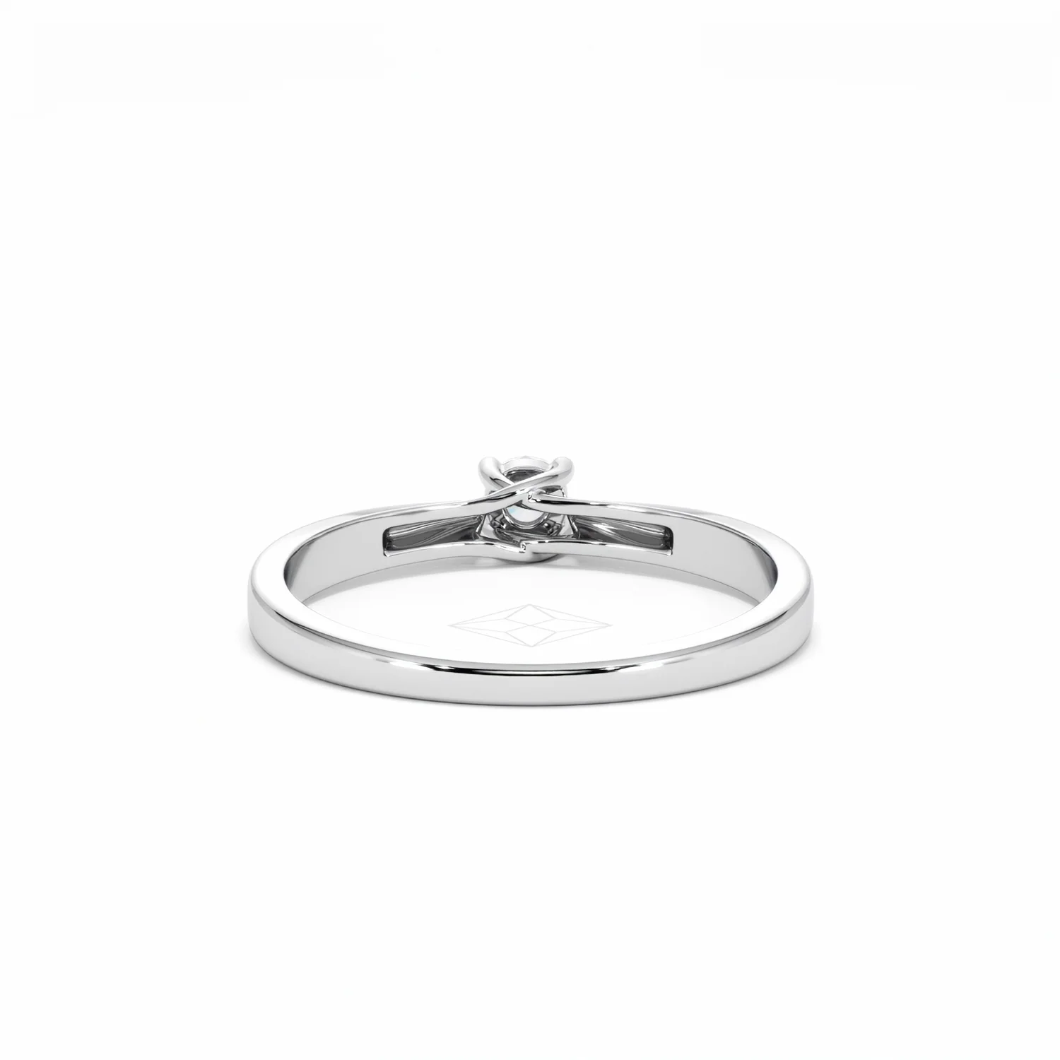 Naomi Lab Diamond Engagement Ring 0.15ct H/Si in 925 Silver - Image 48