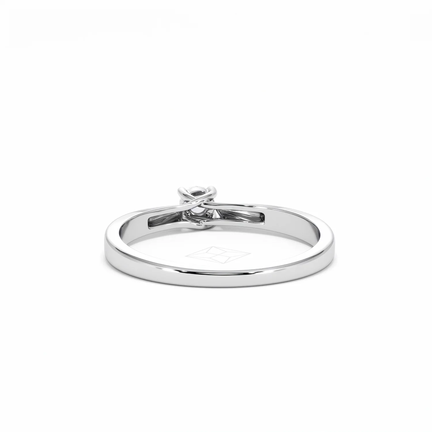 Naomi Lab Diamond Engagement Ring 0.15ct H/Si in 925 Silver - Image 50
